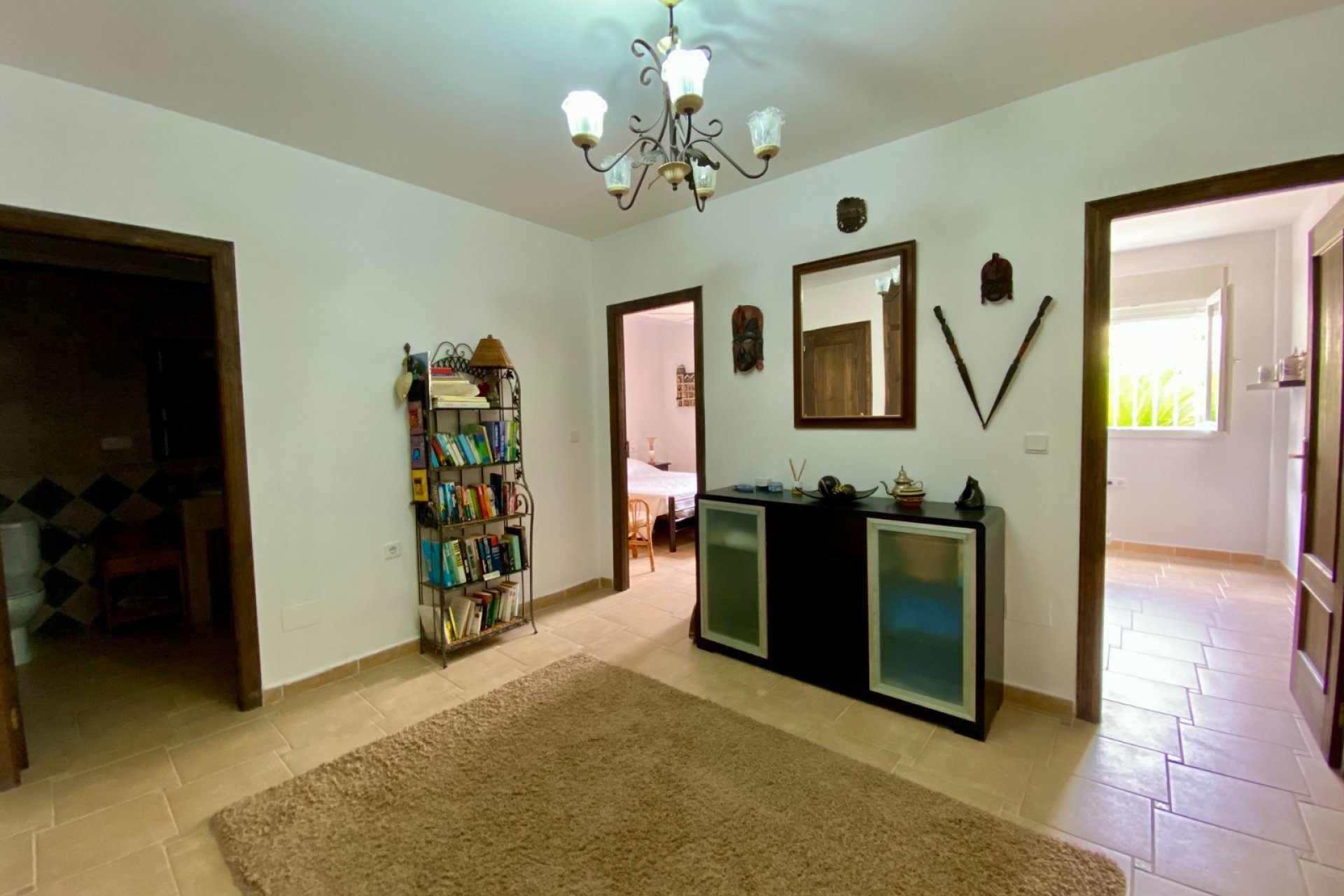Amplia villa con piscina privada y vistas panorámicas a la montaña en Algorfa﻿