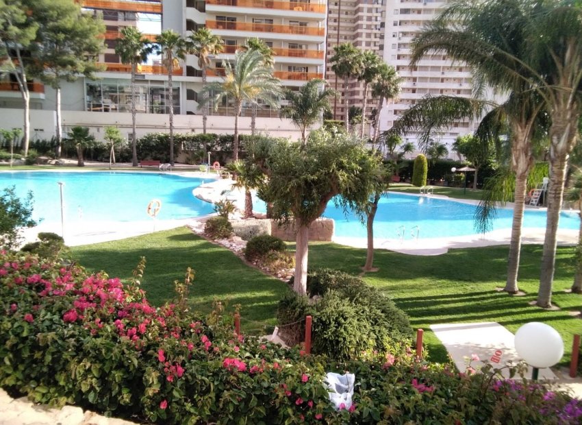 Amplio apartamento con vistas al mar y lujosas comodidades en Benidorm, Rincón de Loix