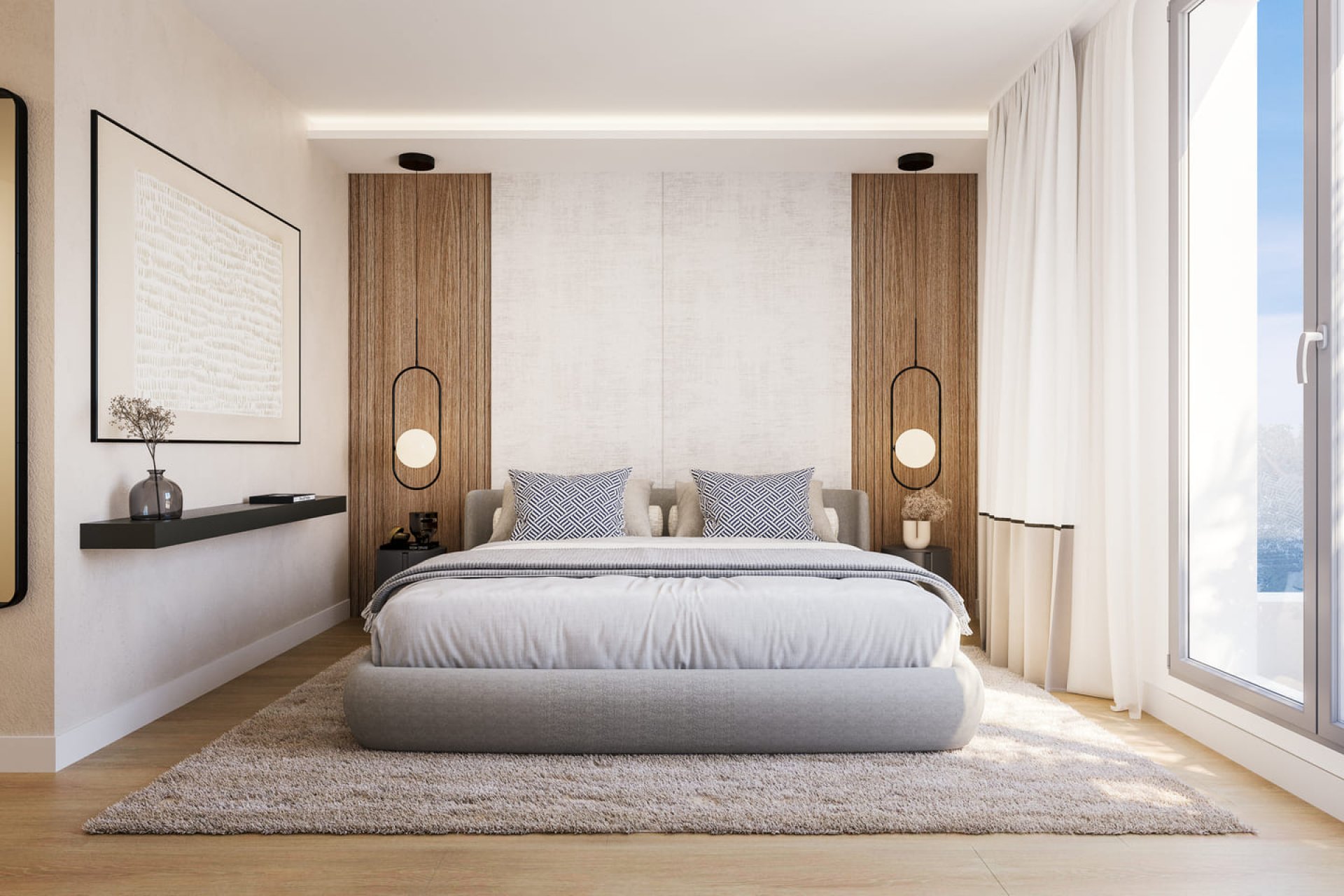 Apartamento de nueva construcción en Manilva con vistas al mar y piscina