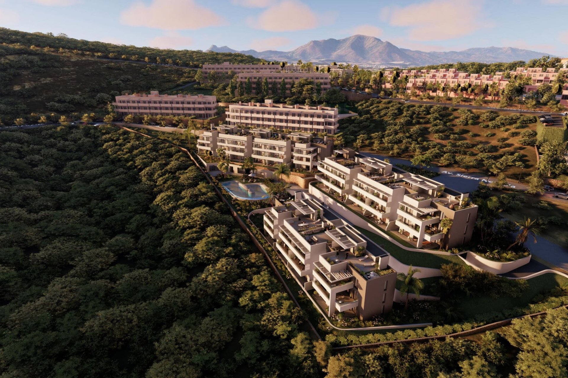 Apartamento de nueva construcción en Manilva con vistas al mar y piscina