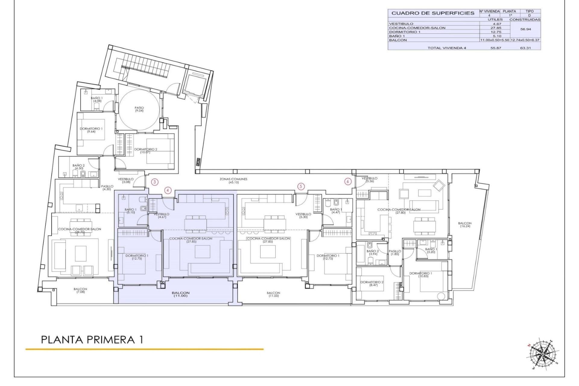 Apartamento de obra nueva en Torrevieja