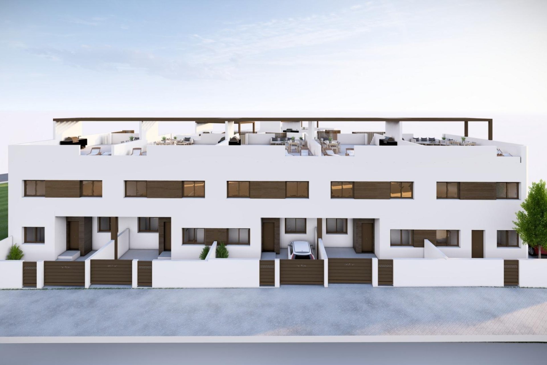 Apartamentos Bungalow de Obra Nueva en Pilar de la Horadada