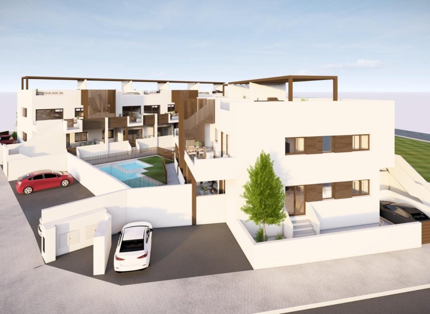 Apartamentos bungalow de obra nueva en Pilar de la Horadada