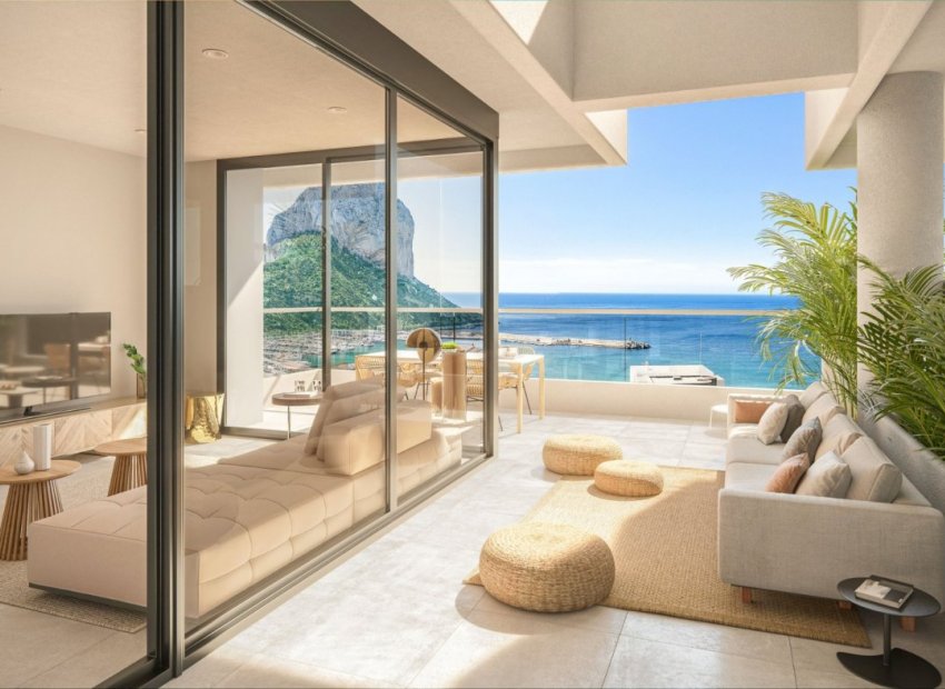 Apartamentos de Obra Nueva con Vistas al Mar en Calpe