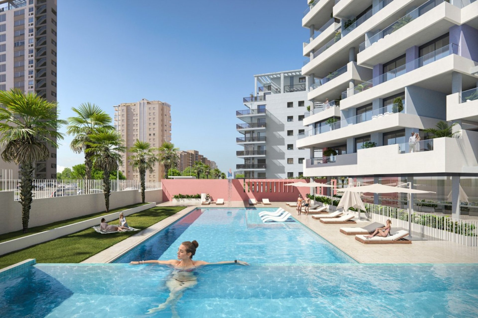 Apartamentos de Obra Nueva con Vistas al Mar en Calpe