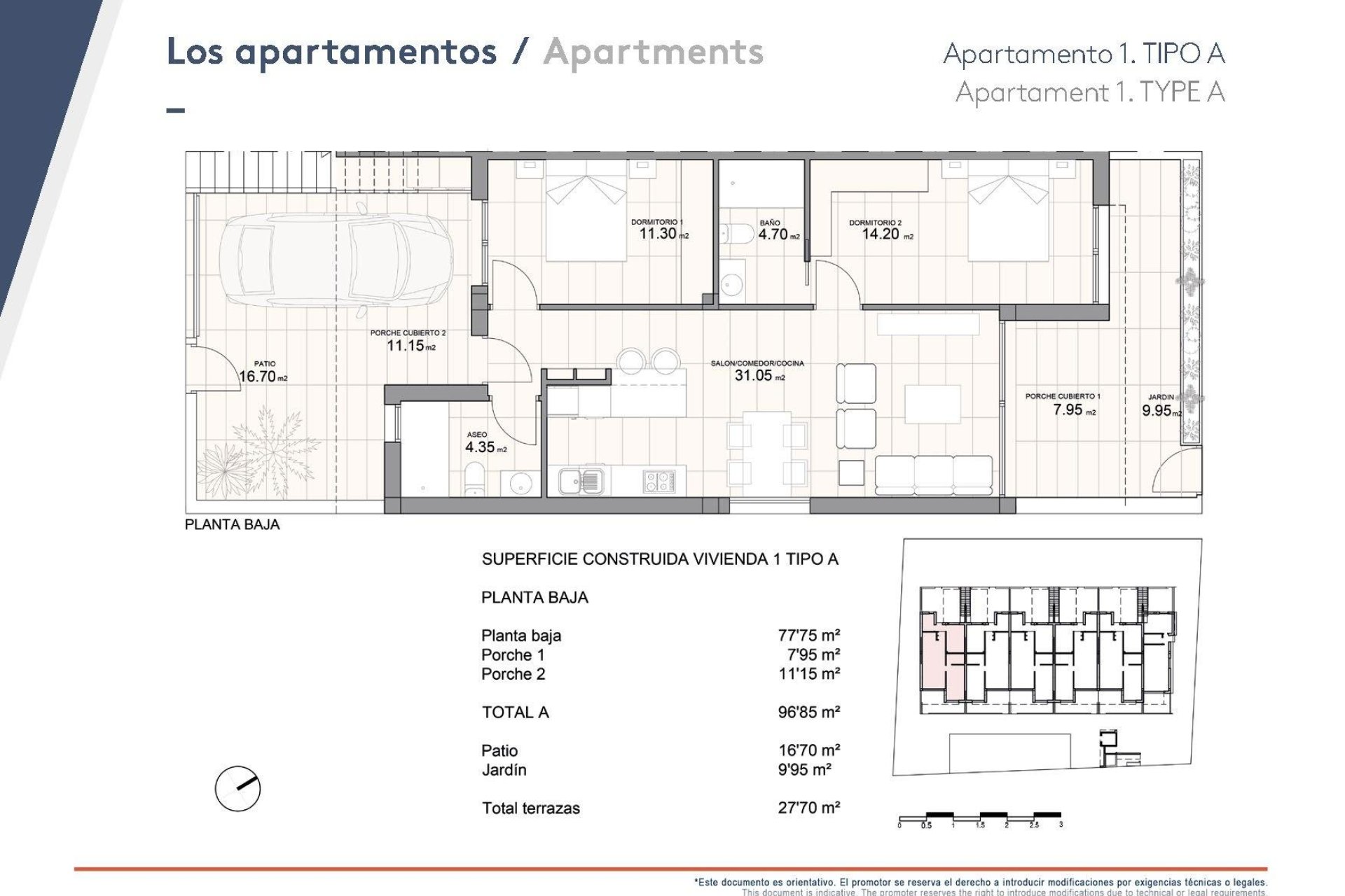 Apartamentos de obra nueva modernos en Pilar de la Horadada