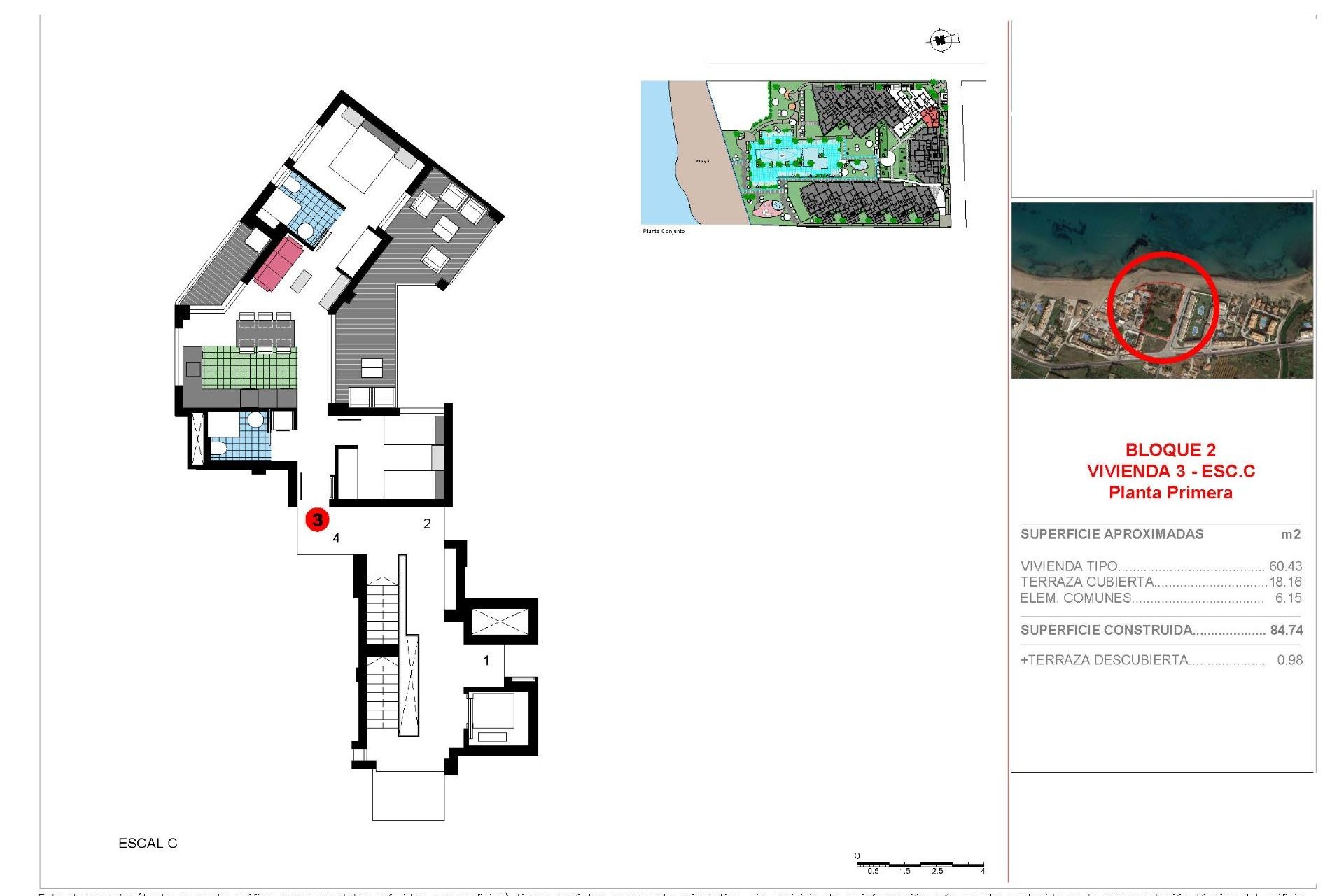 Apartamentos mediterráneos junto al mar