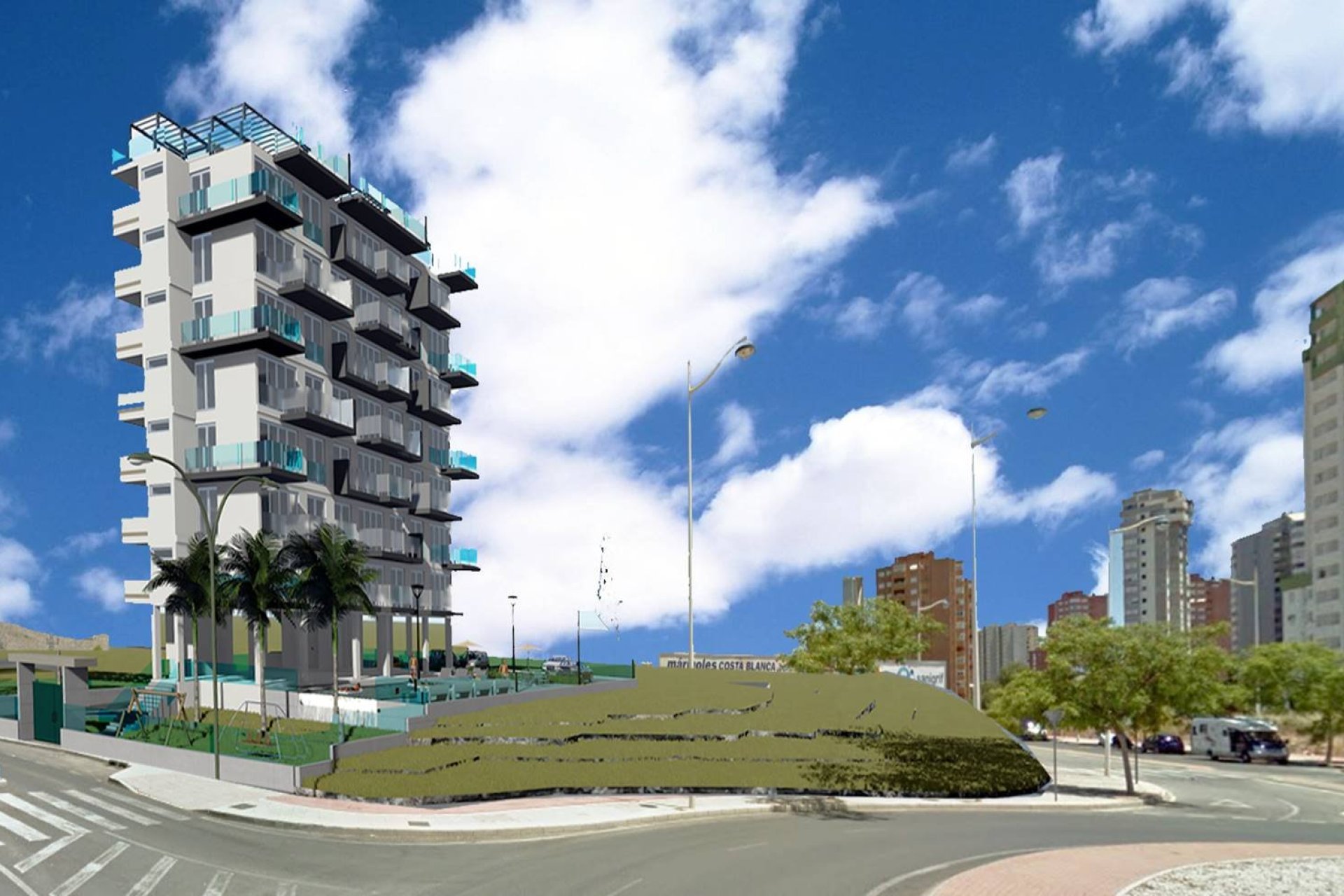 Appartementen en penthouses in La Cala met uitzicht op zee