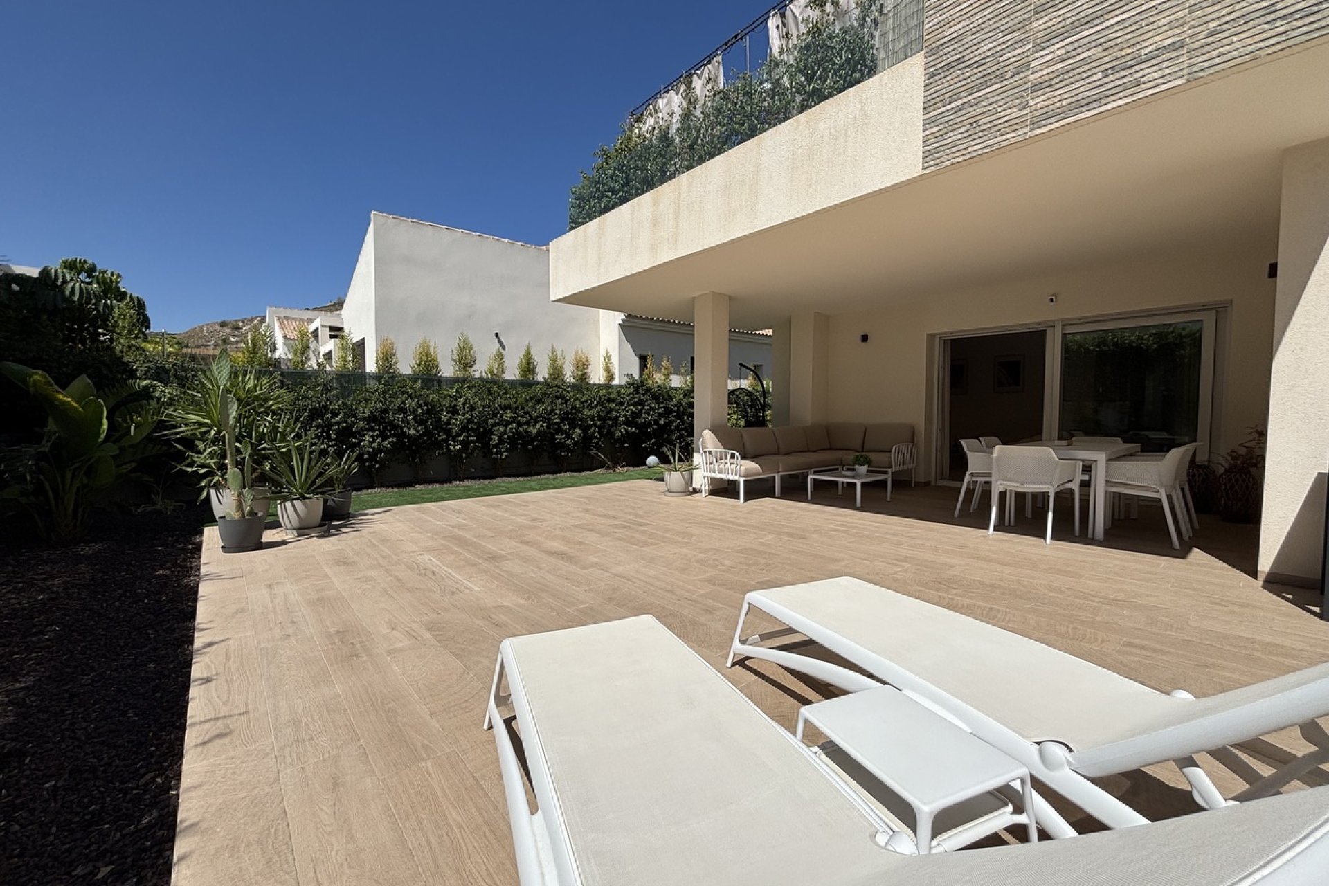 Begane grond appartement La Finca Golf met privétuin