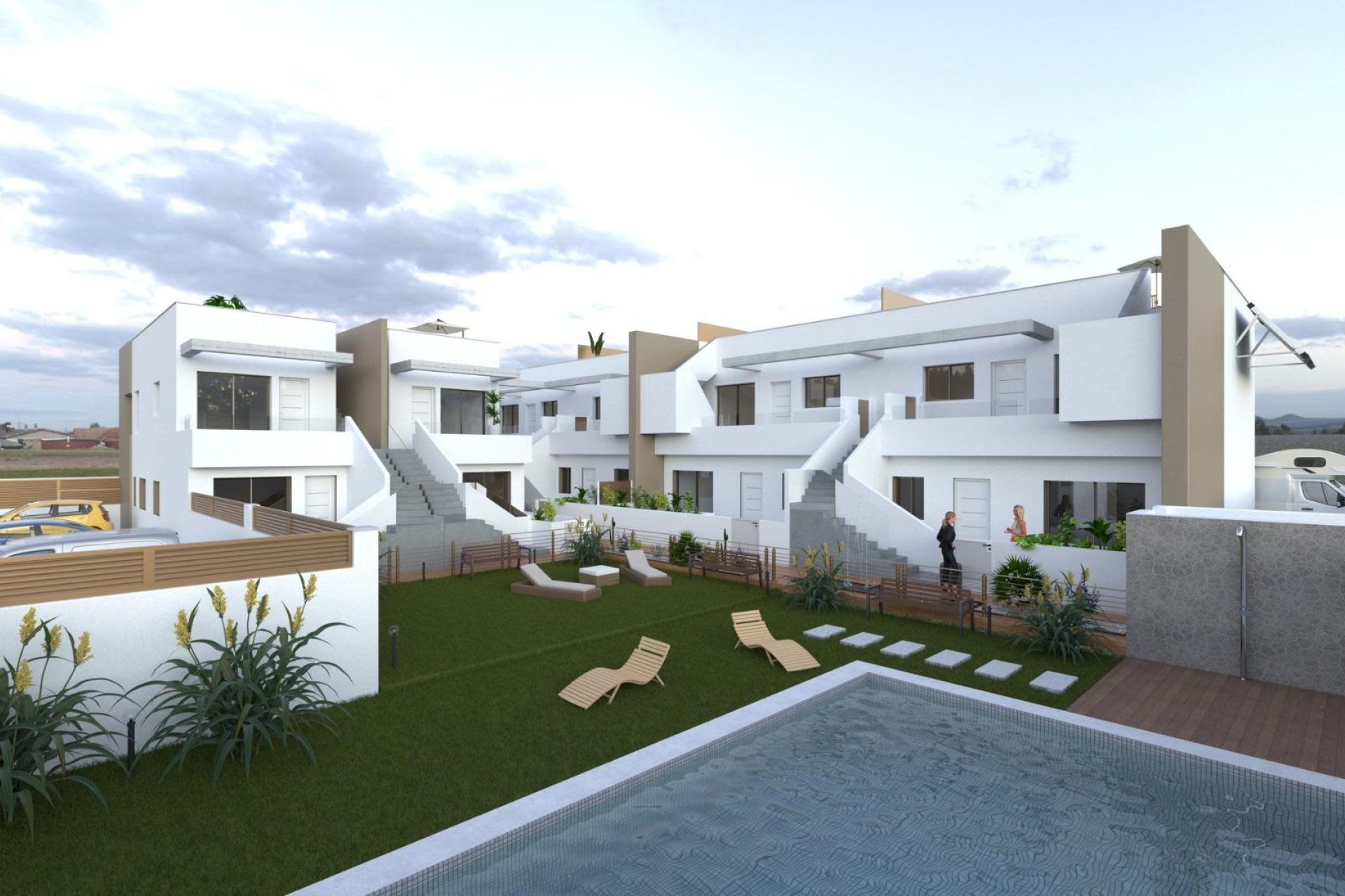 Bungalows de Obra Nueva en Pilar de la Horadada