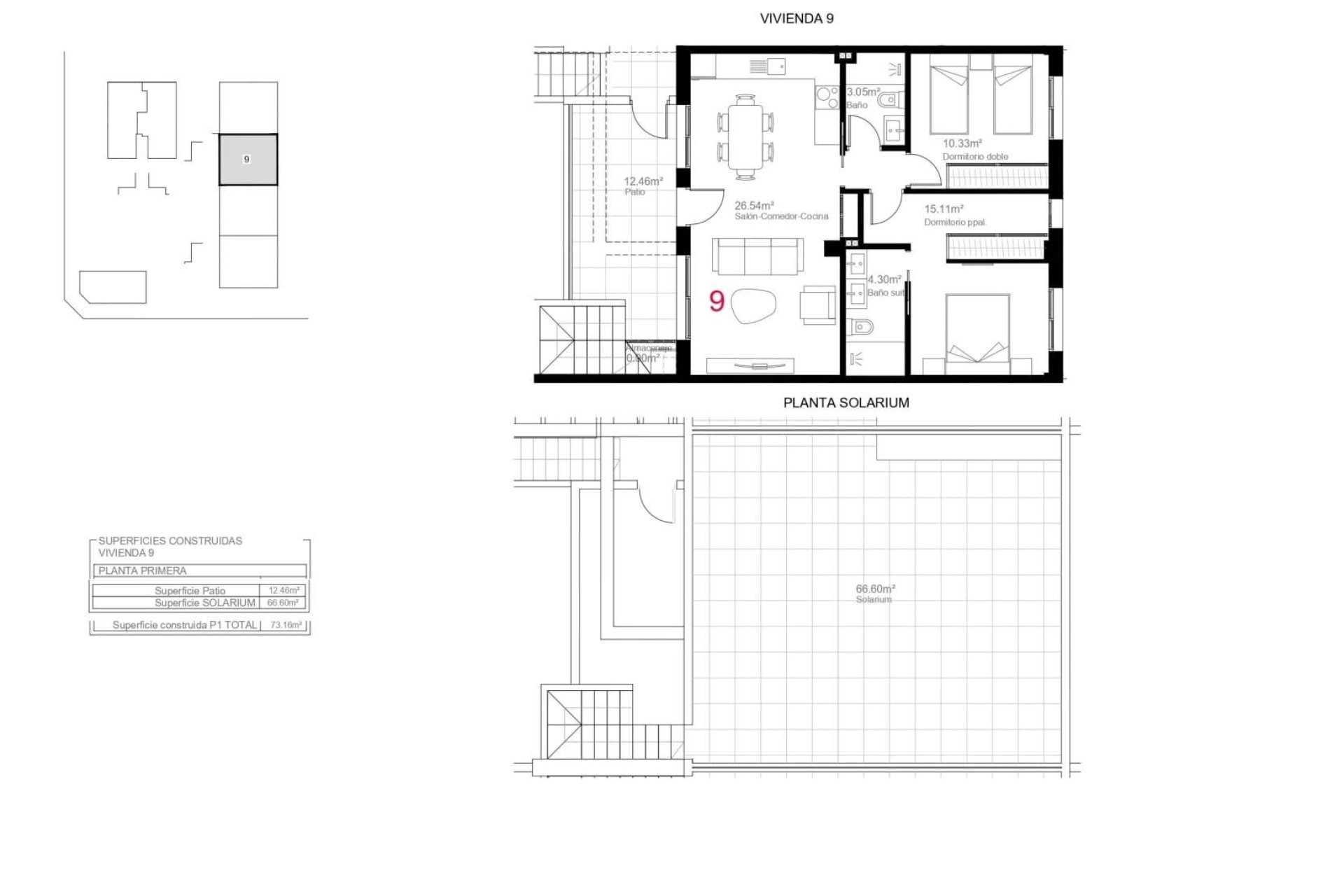 Bungalows de obra nueva en Pilar de la Horadada