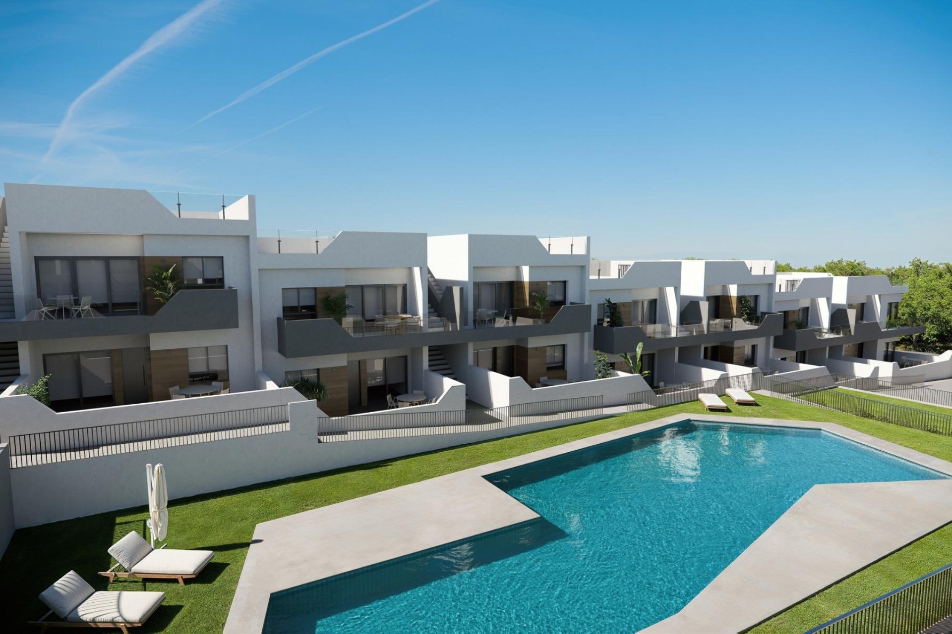 Bungalows de obra nueva en San Miguel de Salinas