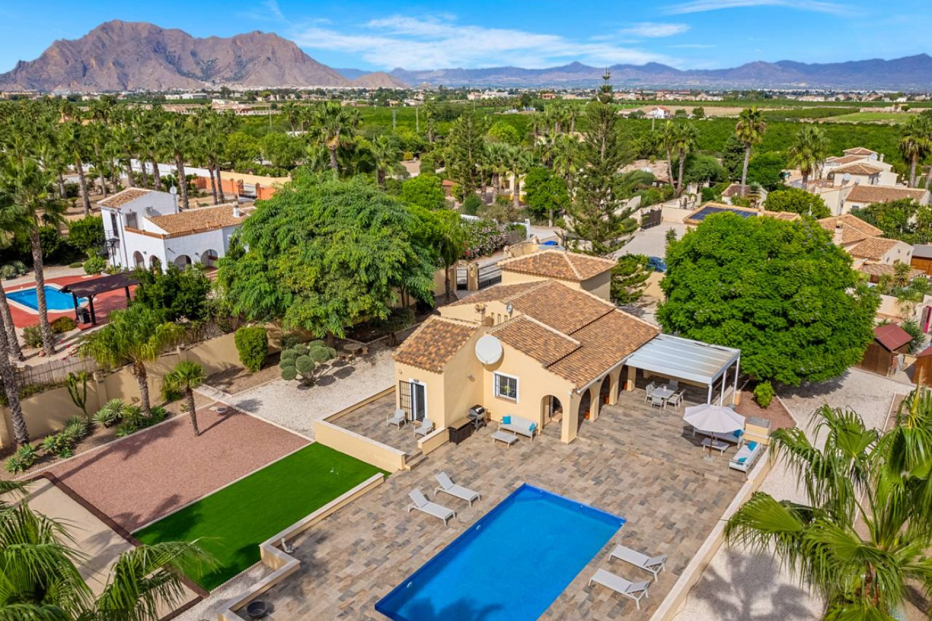 Country villa with private pool and panoramic views in Rafal, Costa Blanca