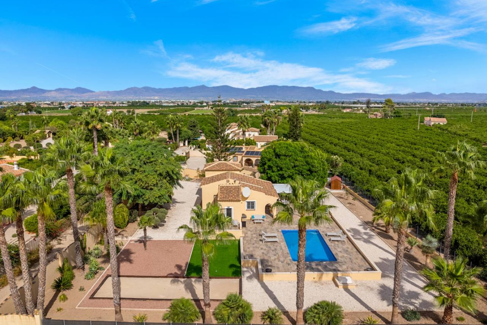 Country villa with private pool and panoramic views in Rafal, Costa Blanca