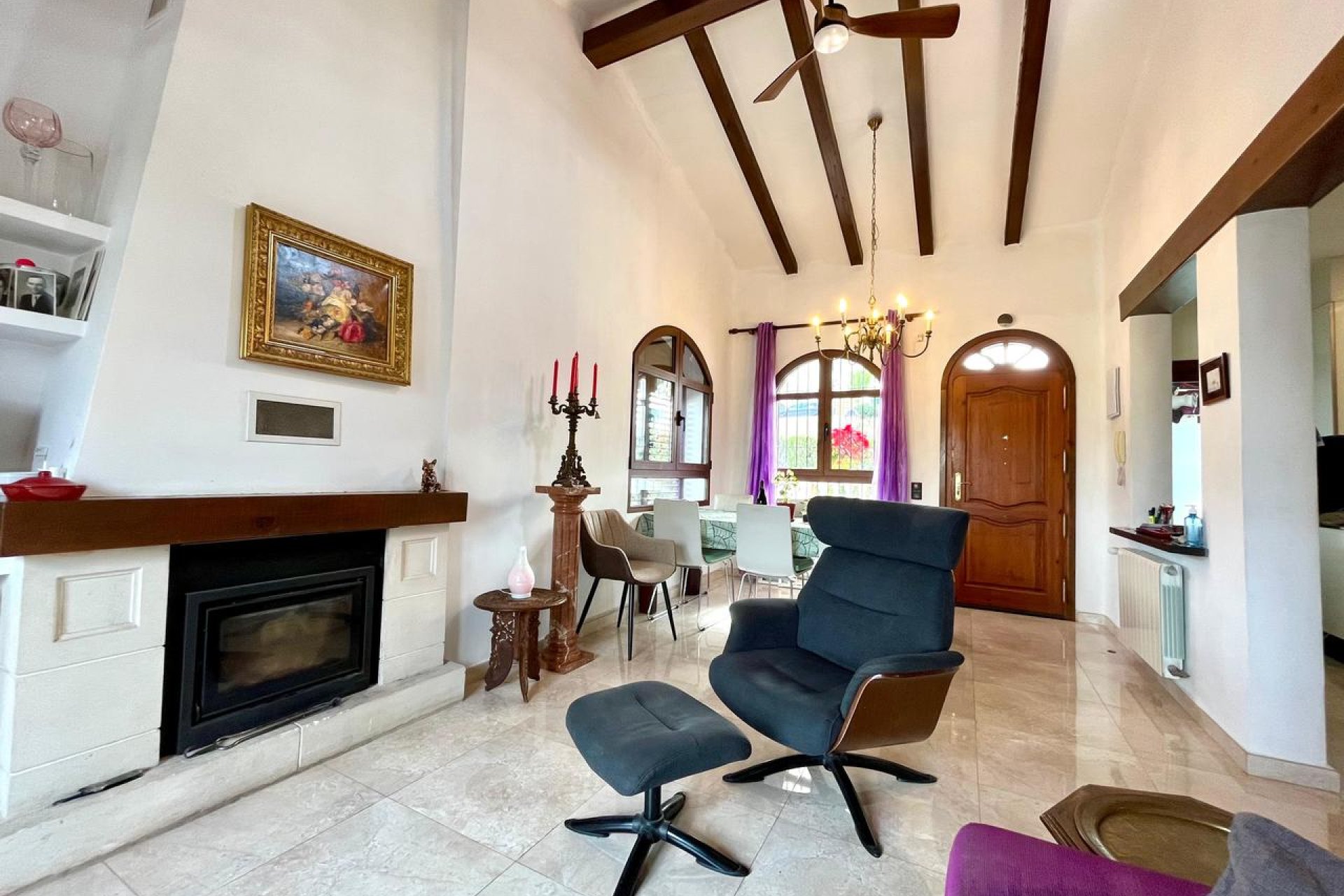 Detached villa in Villamartín with a pool, golf course views, and 4 bedrooms