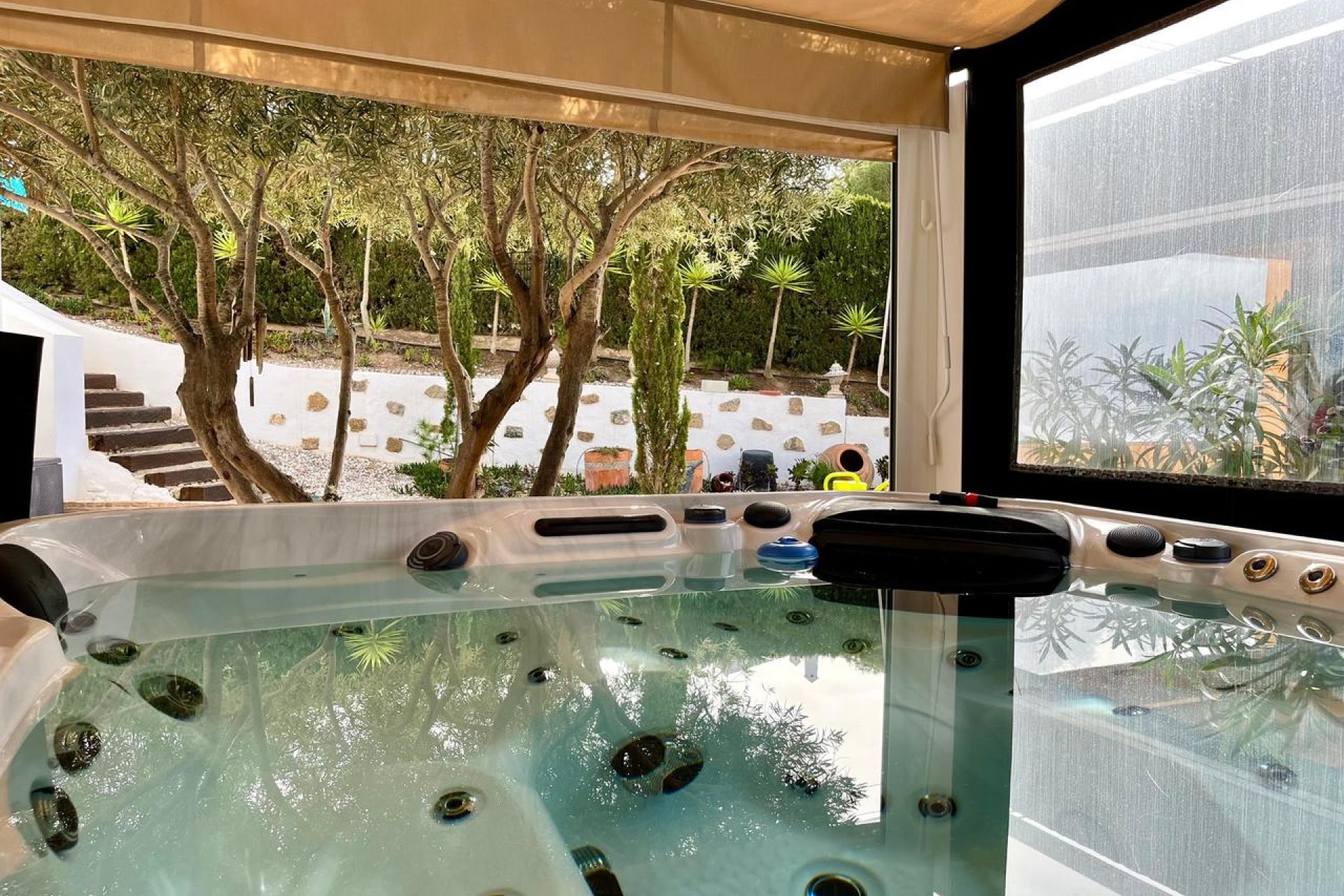 Detached villa in Villamartín with a pool, golf course views, and 4 bedrooms