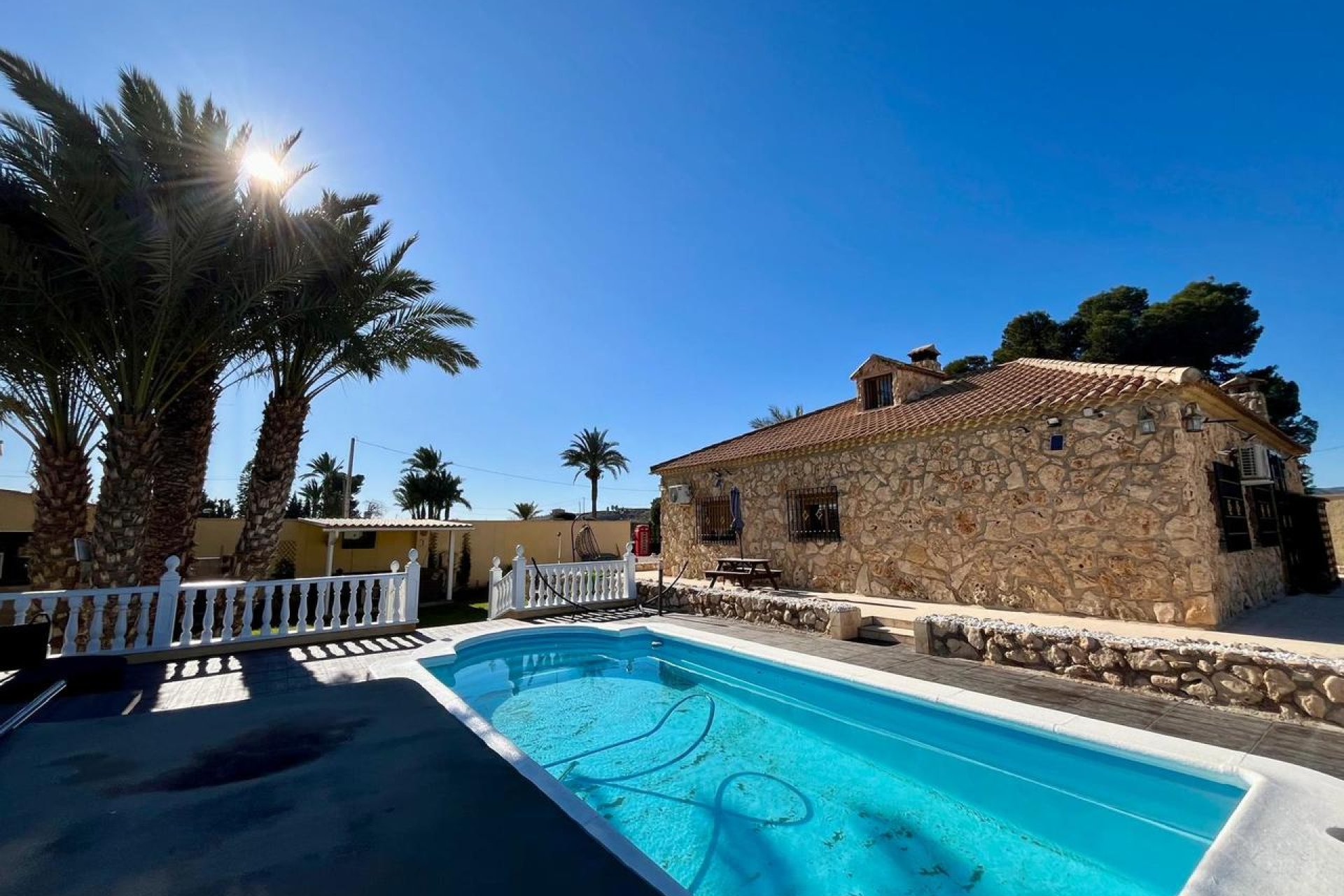 Finca con piscina privada, jacuzzi y vistas a la montaña cerca de Fortuna, Murcia