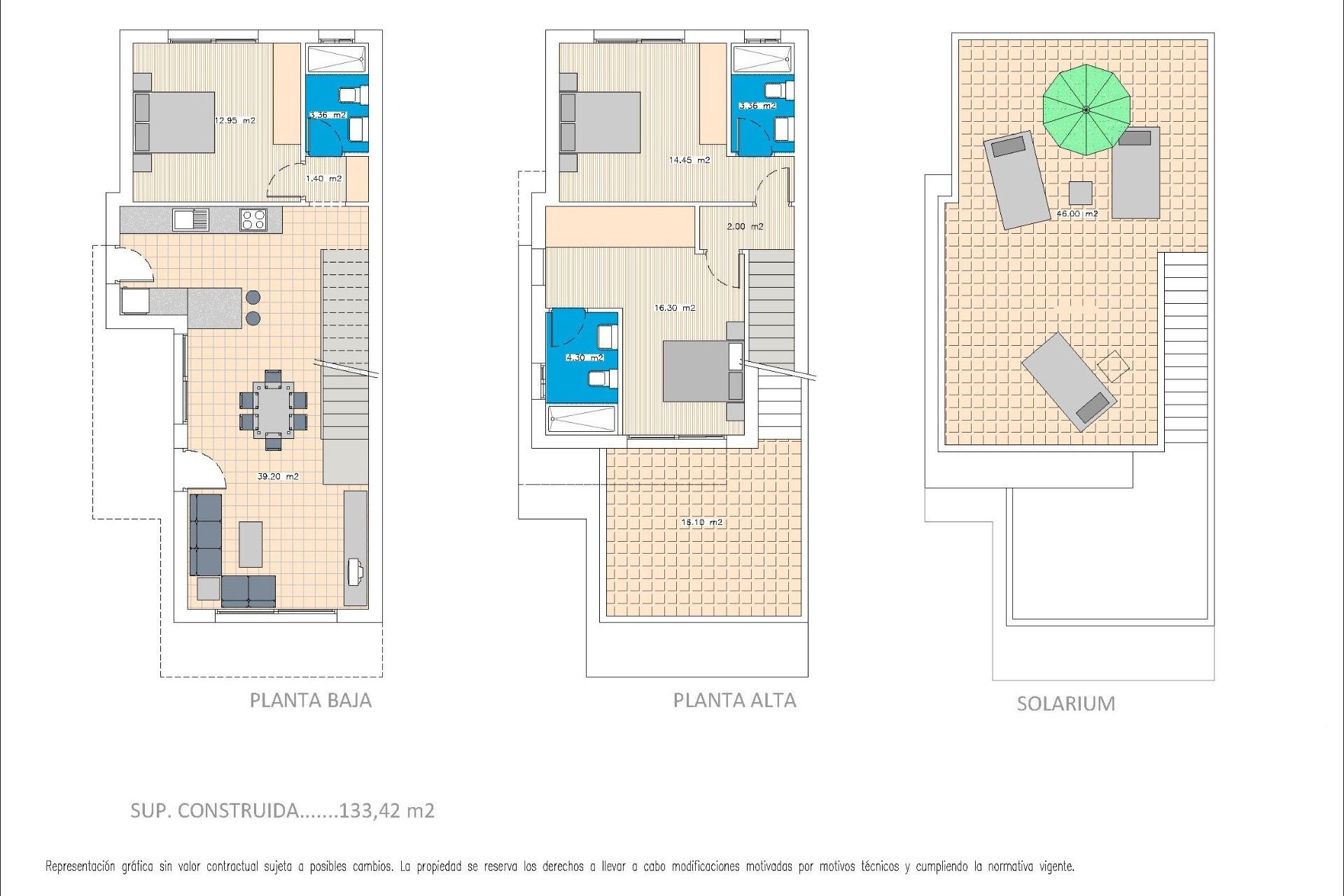 Halfvrijstaand nieuwbouw huis in Benijófar