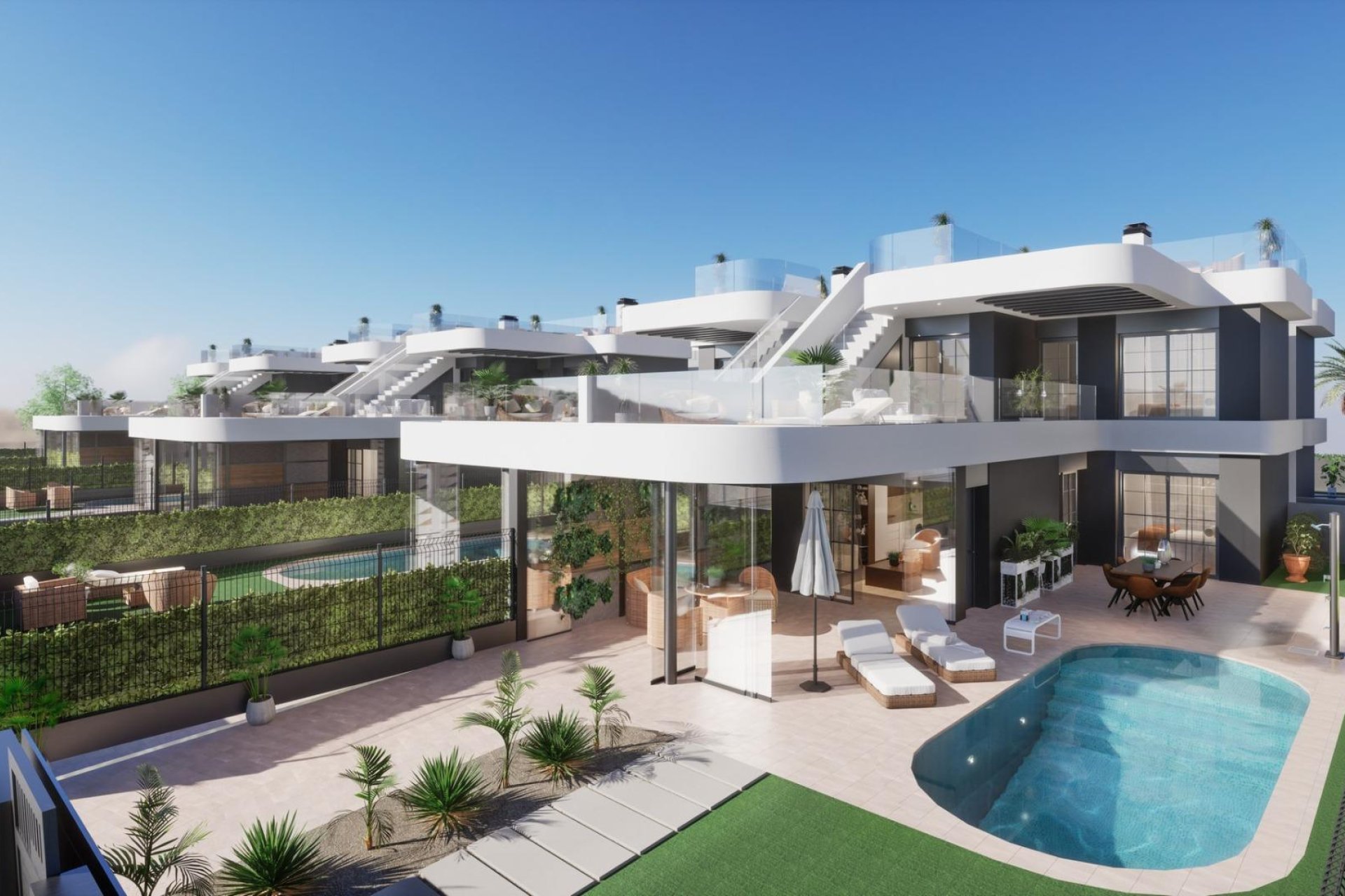 Halfvrijstaande nieuwbouw villa’s in Los Alcázares