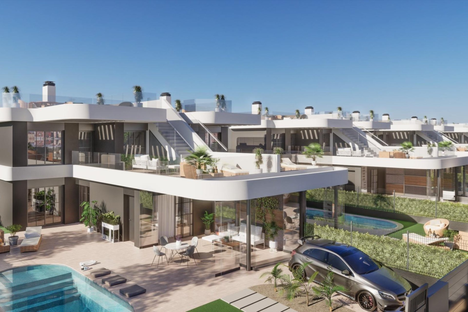 Halfvrijstaande nieuwbouw villa’s in Los Alcázares