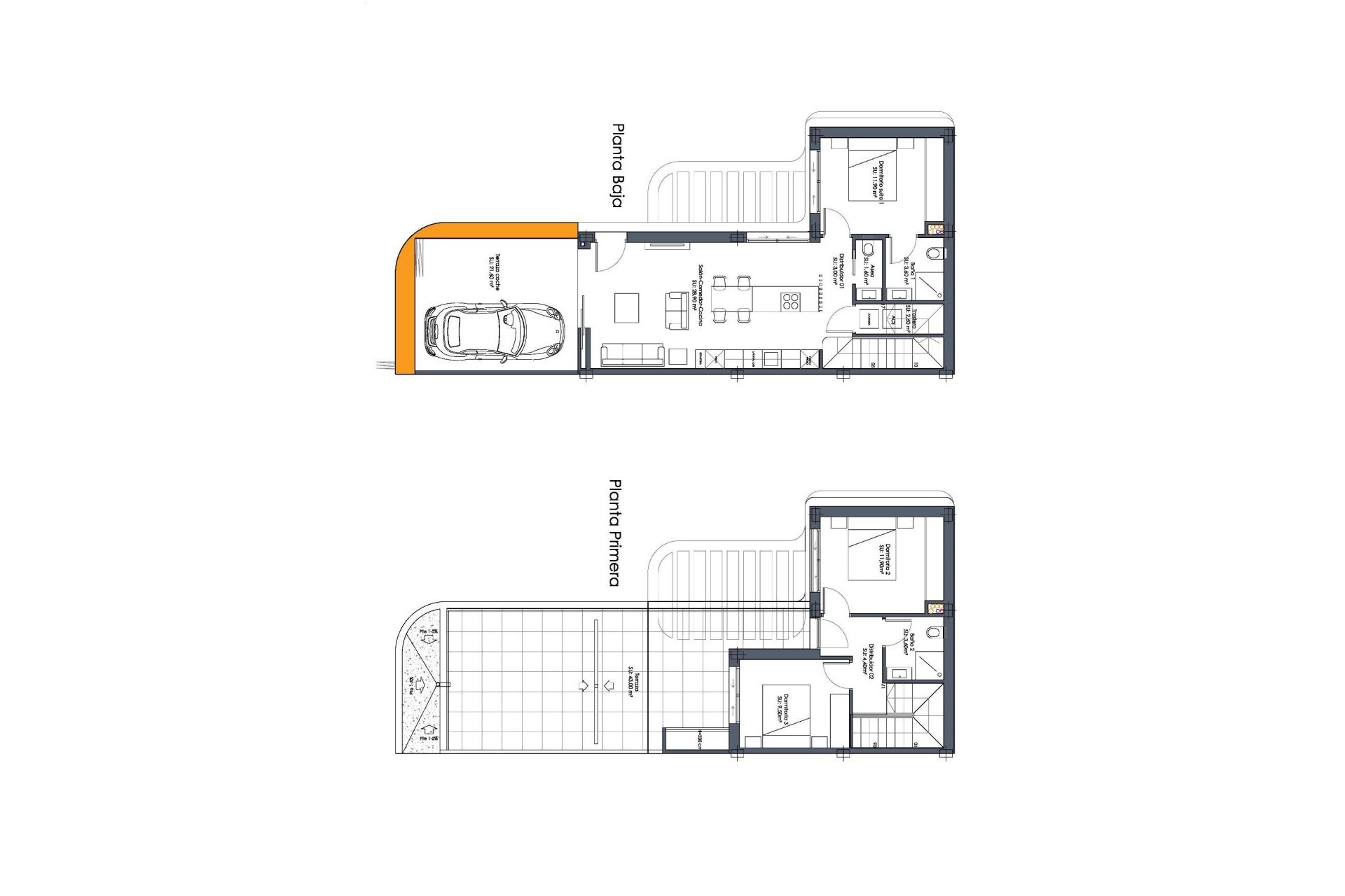 Halfvrijstaande nieuwbouw villa’s in Los Alcázares