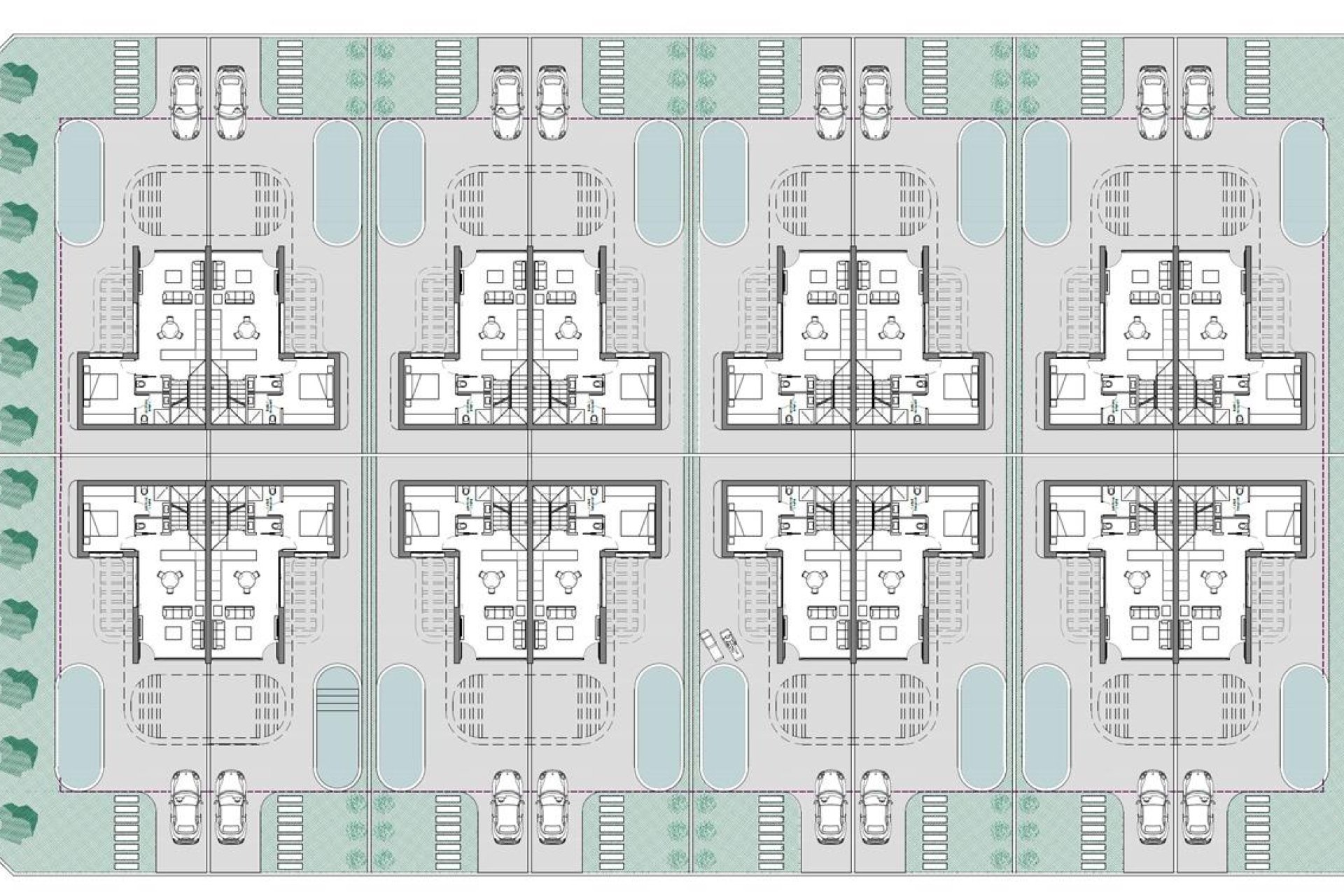 Halfvrijstaande nieuwbouw villa’s in Los Alcázares