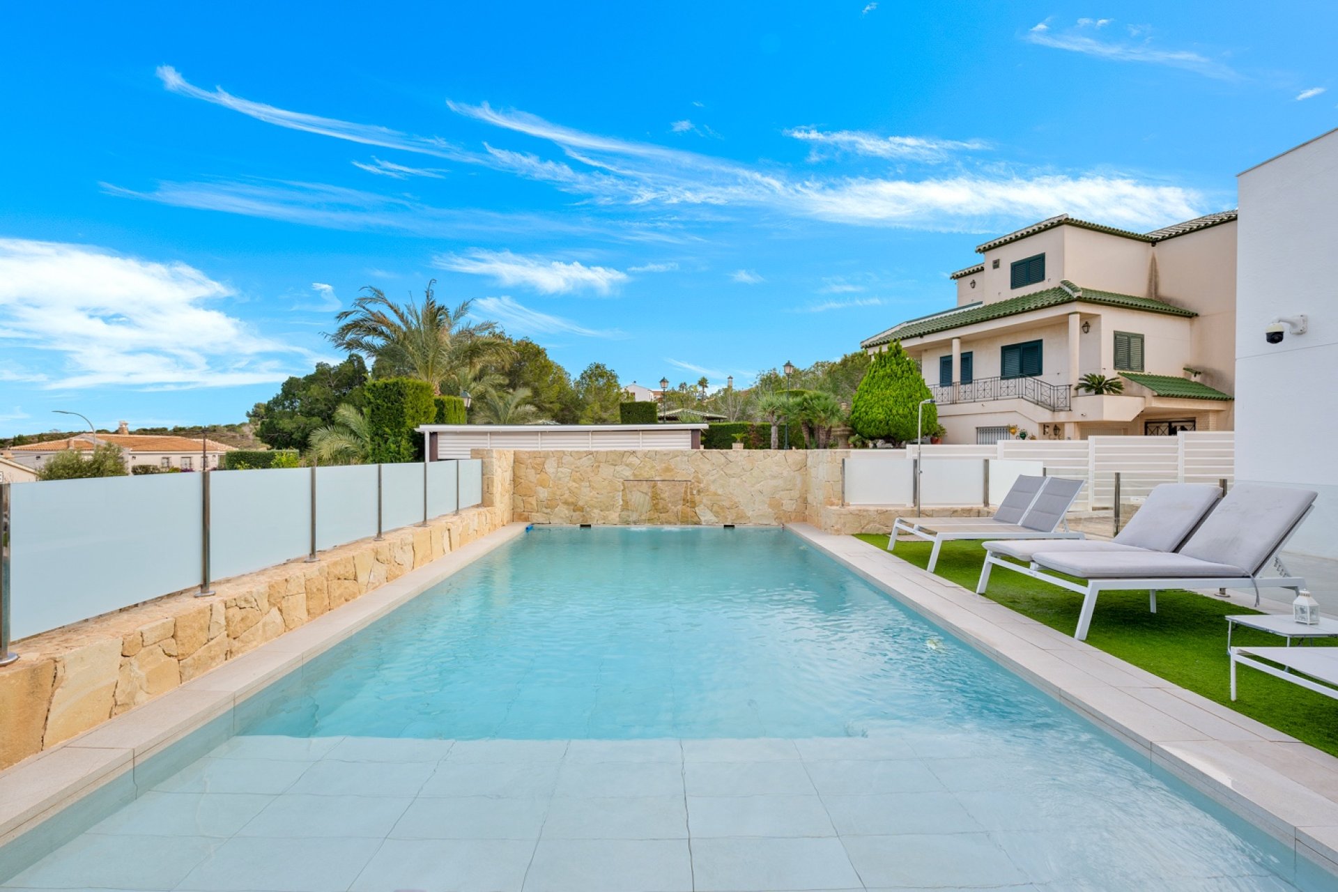 ﻿Modern villa with private pool, views, and luxury finishes in Algorfa, Alicante
