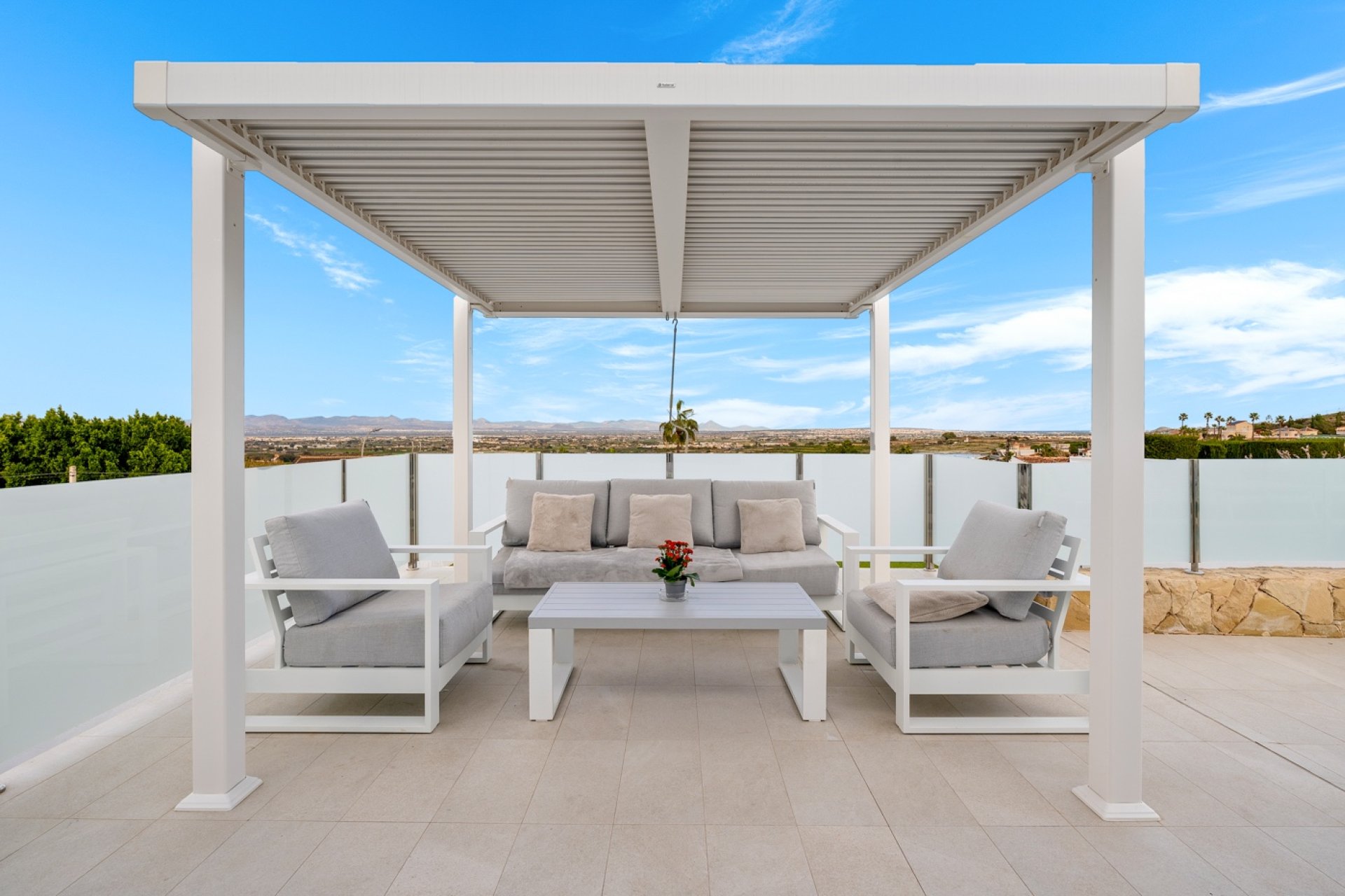 ﻿Modern villa with private pool, views, and luxury finishes in Algorfa, Alicante