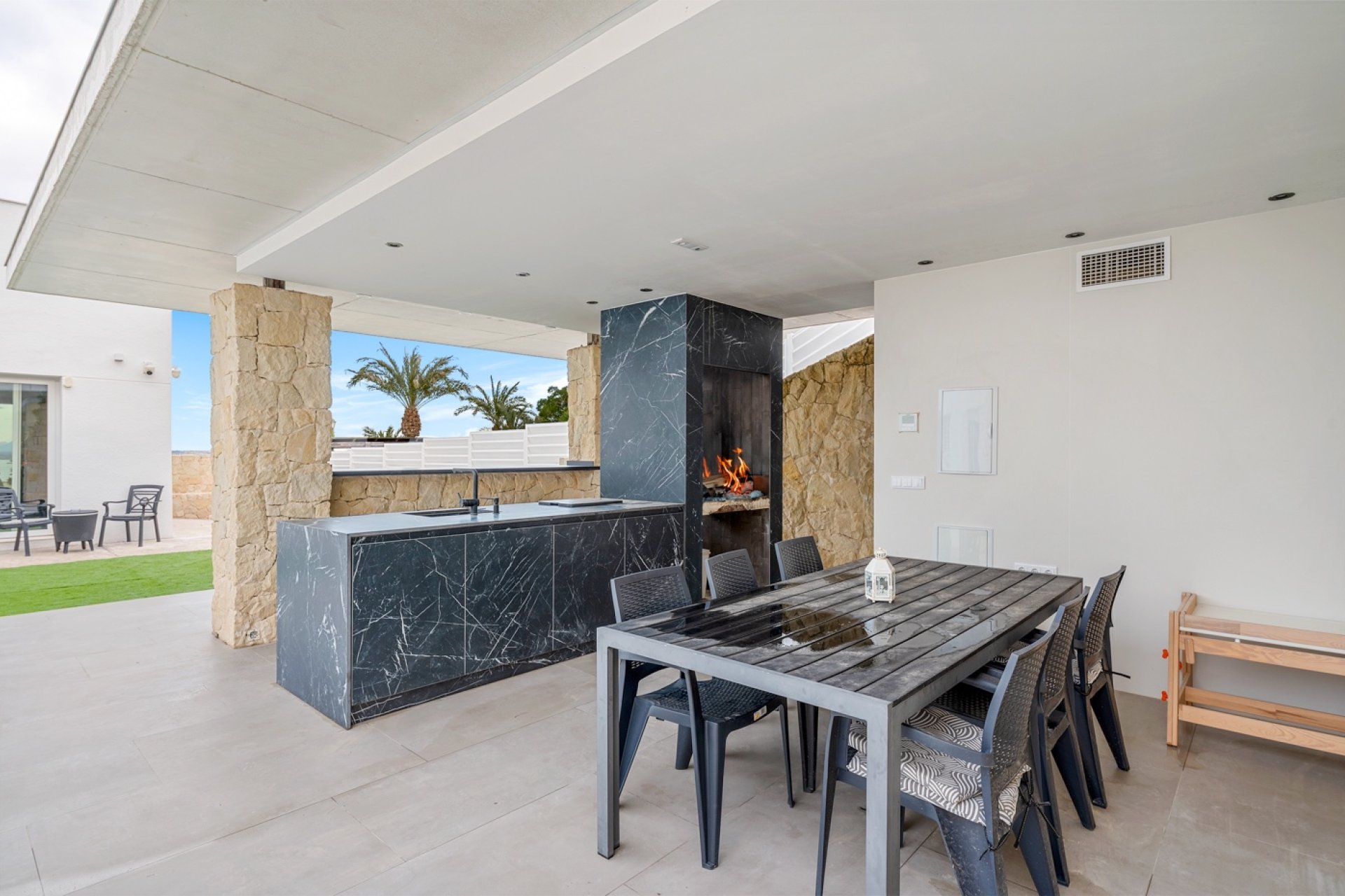 ﻿Modern villa with private pool, views, and luxury finishes in Algorfa, Alicante