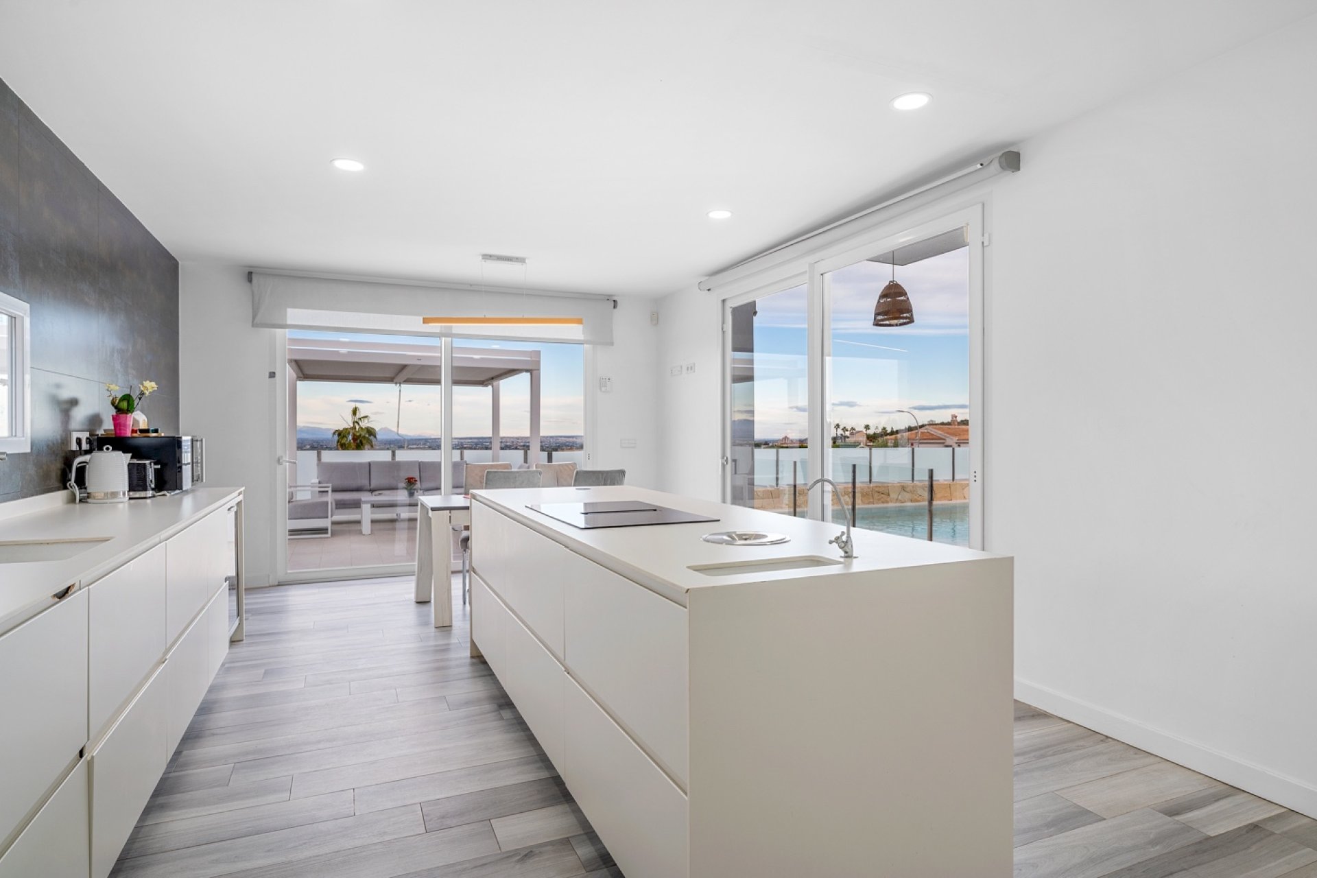 ﻿Modern villa with private pool, views, and luxury finishes in Algorfa, Alicante