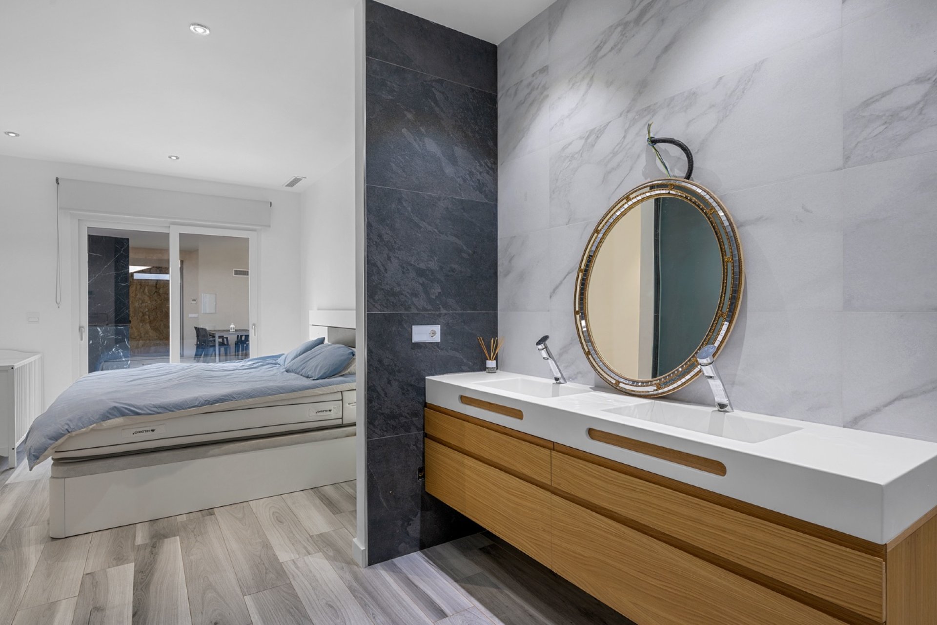 ﻿Modern villa with private pool, views, and luxury finishes in Algorfa, Alicante