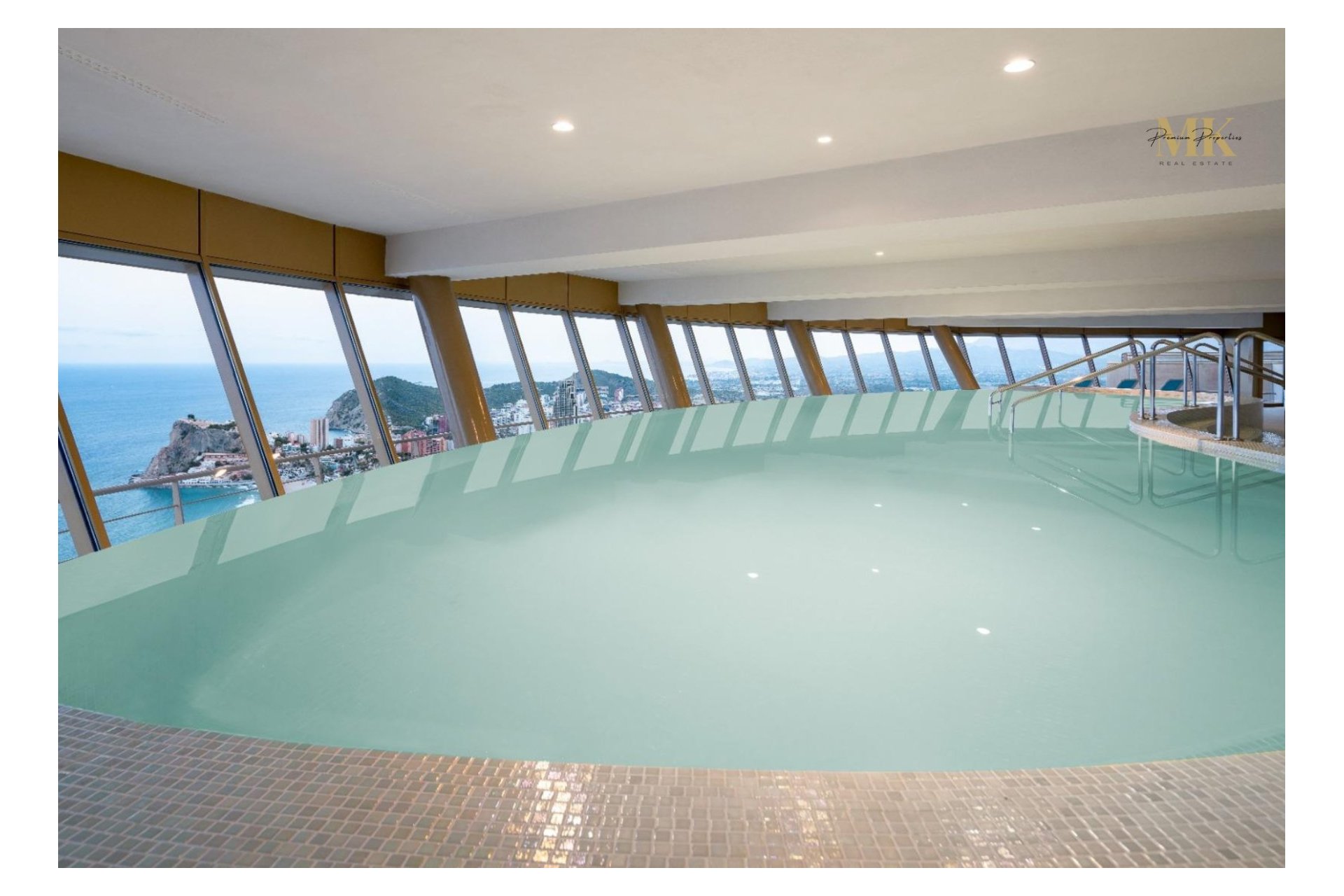 Luxe appartement in Intempo Benidorm met panoramisch zeezicht en faciliteiten