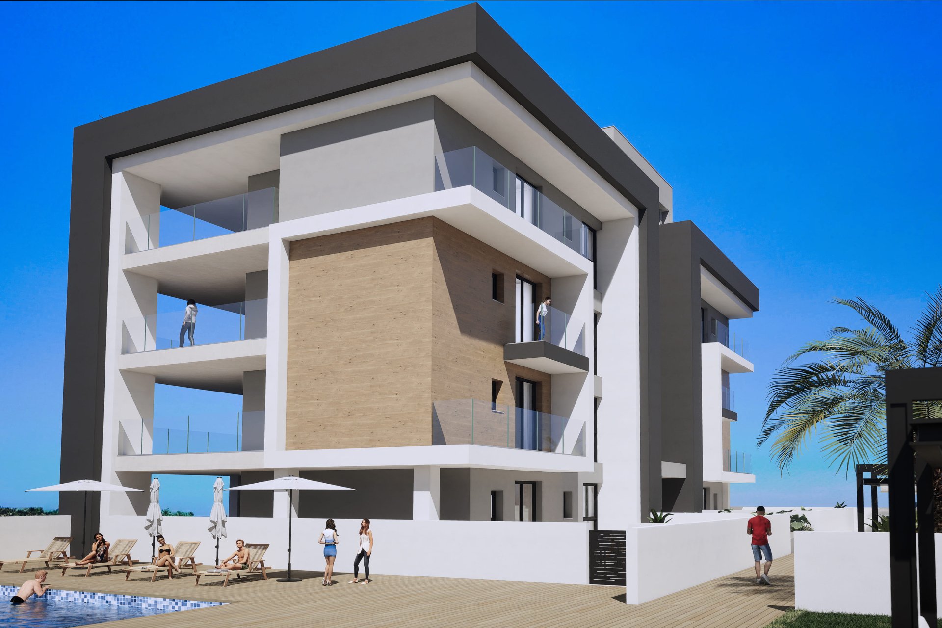 Luxe appartement met 3 slaapkamers in Los Alcazares vlakbij golf en zee