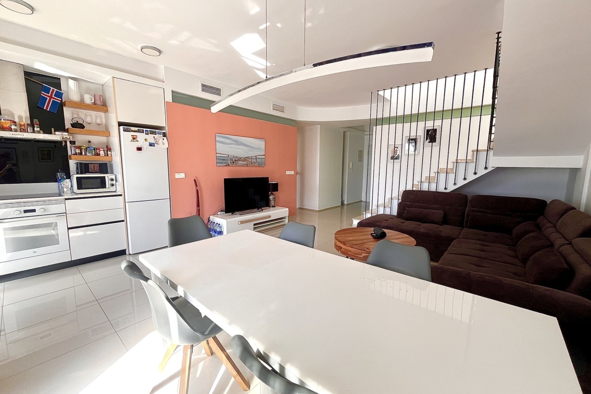 Luxe penthouse met zeezicht en 3 slaapkamers in Los Dolses, Orihuela Costa