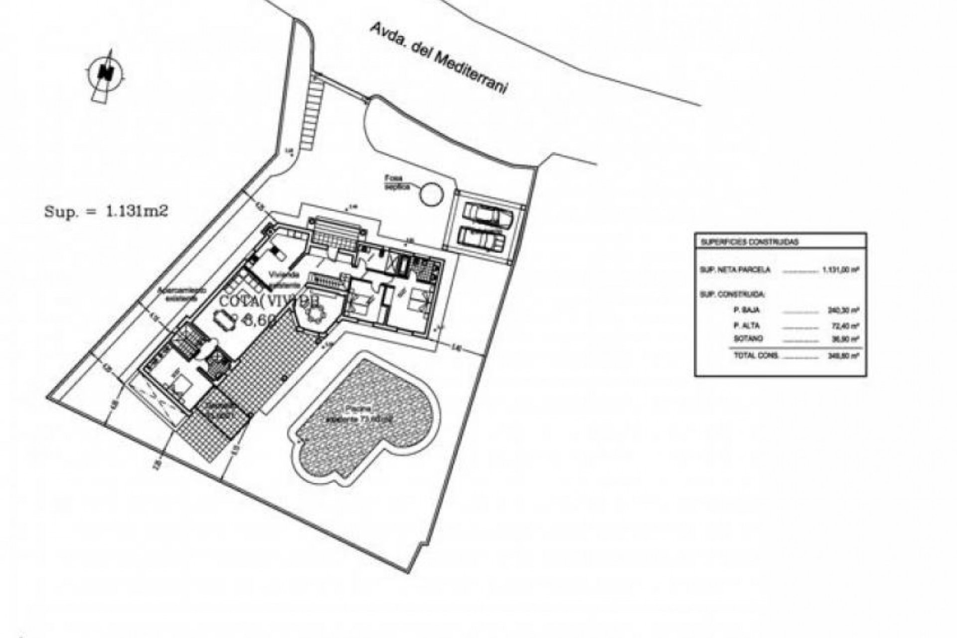 Luxe villa met zeezicht in Benissa, 4 slaapkamers, privézwembad, ruime tuin