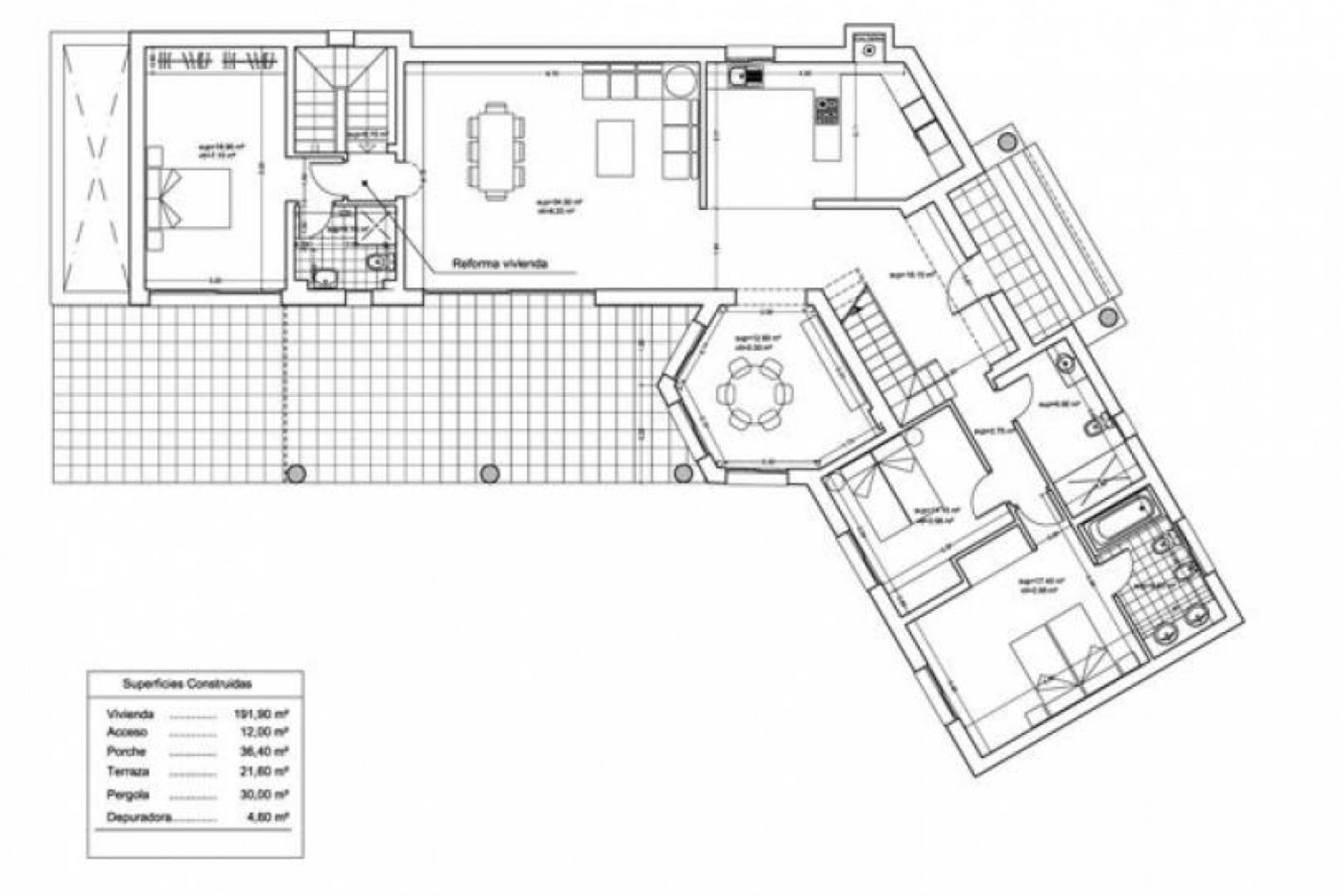 Luxe villa met zeezicht in Benissa, 4 slaapkamers, privézwembad, ruime tuin