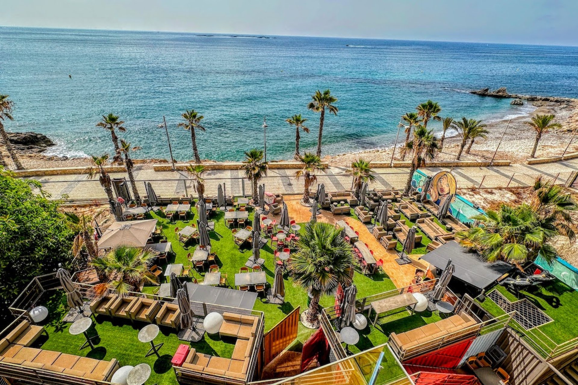 Luxe villa met zeezicht, privé zwembad en strandclub in Villajoyosa