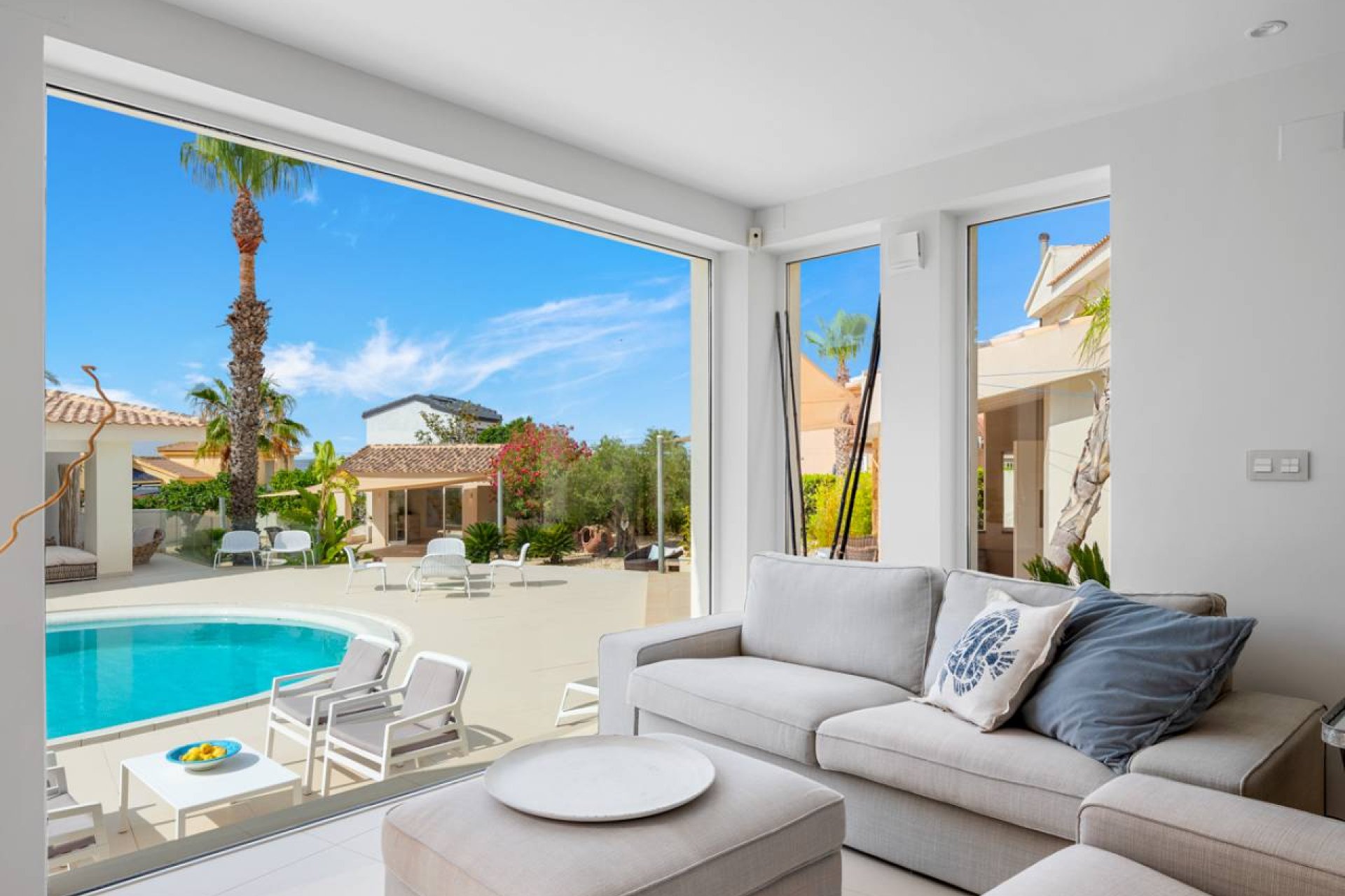 Luxury renovated villa with ocean views, a pool, and privacy in Ciudad Quesada