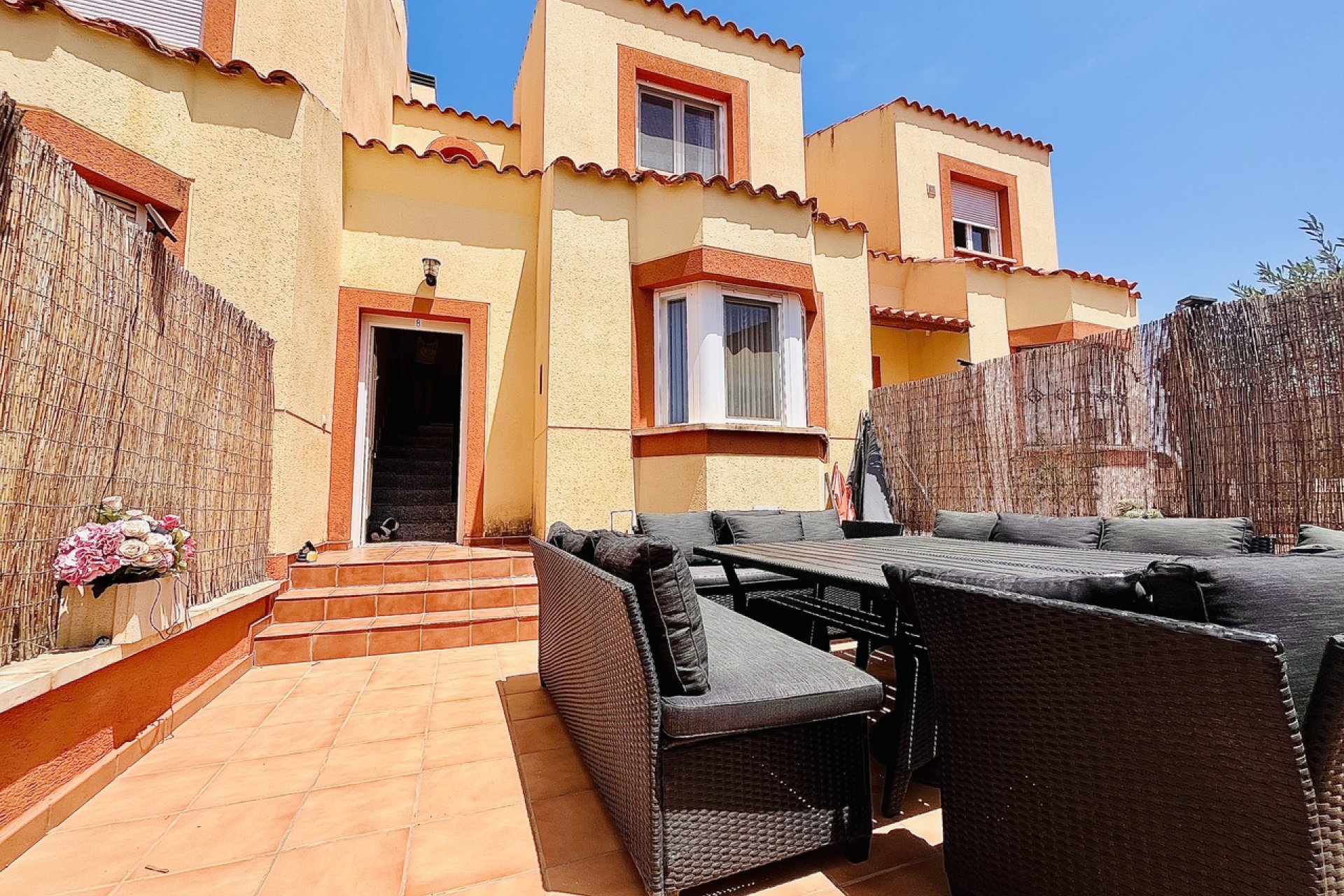 Luxury townhouse with ocean views and a pool in Lomas de Cabo Roig, Costa Blanca