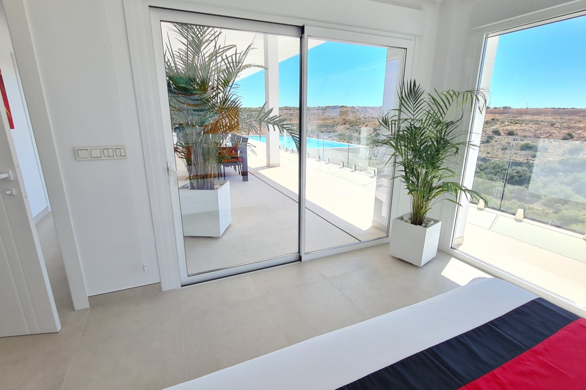 Luxury villa in La Marina with panoramic views, a pool, and close to the beach