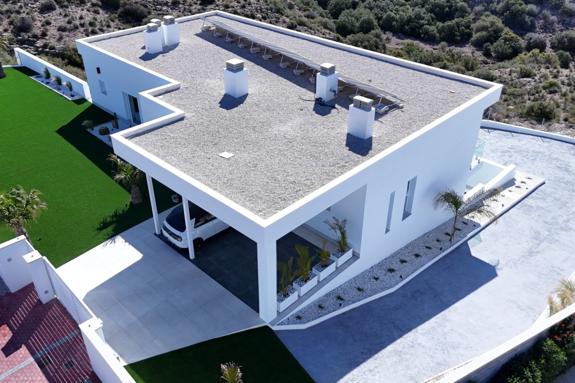 Luxury villa in La Marina with panoramic views, a pool, and close to the beach