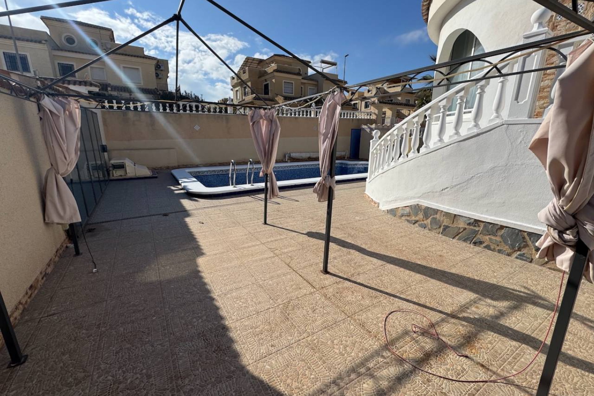 Luxury villa with a private pool, ocean views, and solar panels in Ciudad Quesada