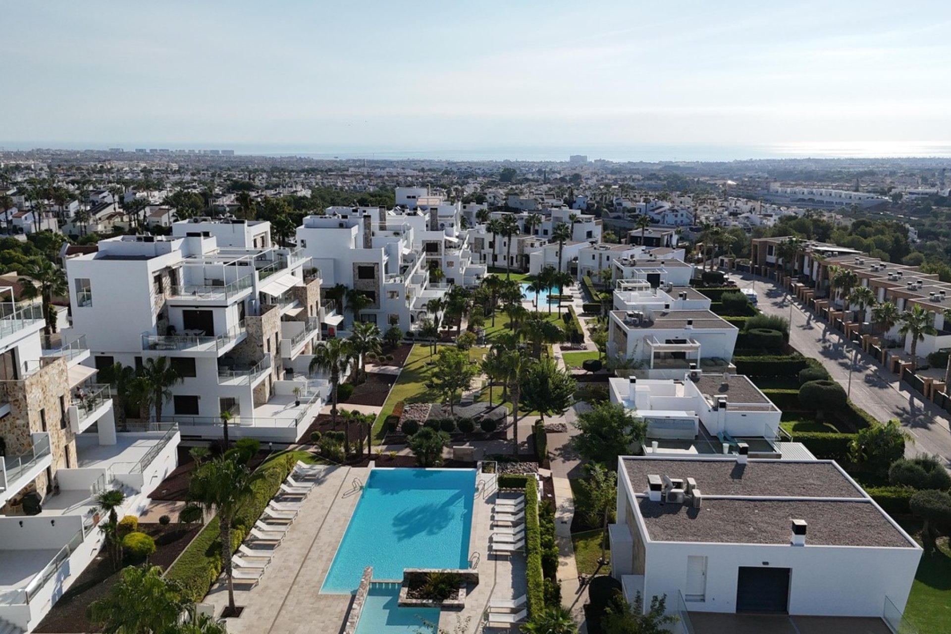 Luxury villa with ocean views and a private pool in Orihuela Costa