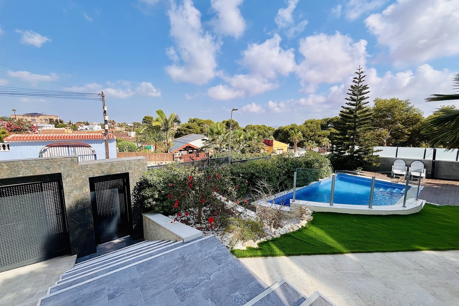 Luxury villa with ocean views and a private pool in Torrevieja