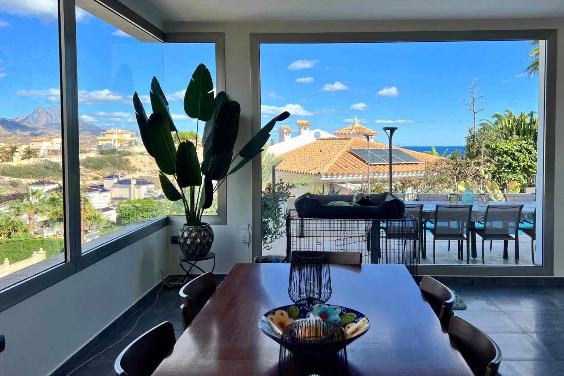 Luxury villa with panoramic ocean views and privacy in El Campello, Costa Blanca﻿