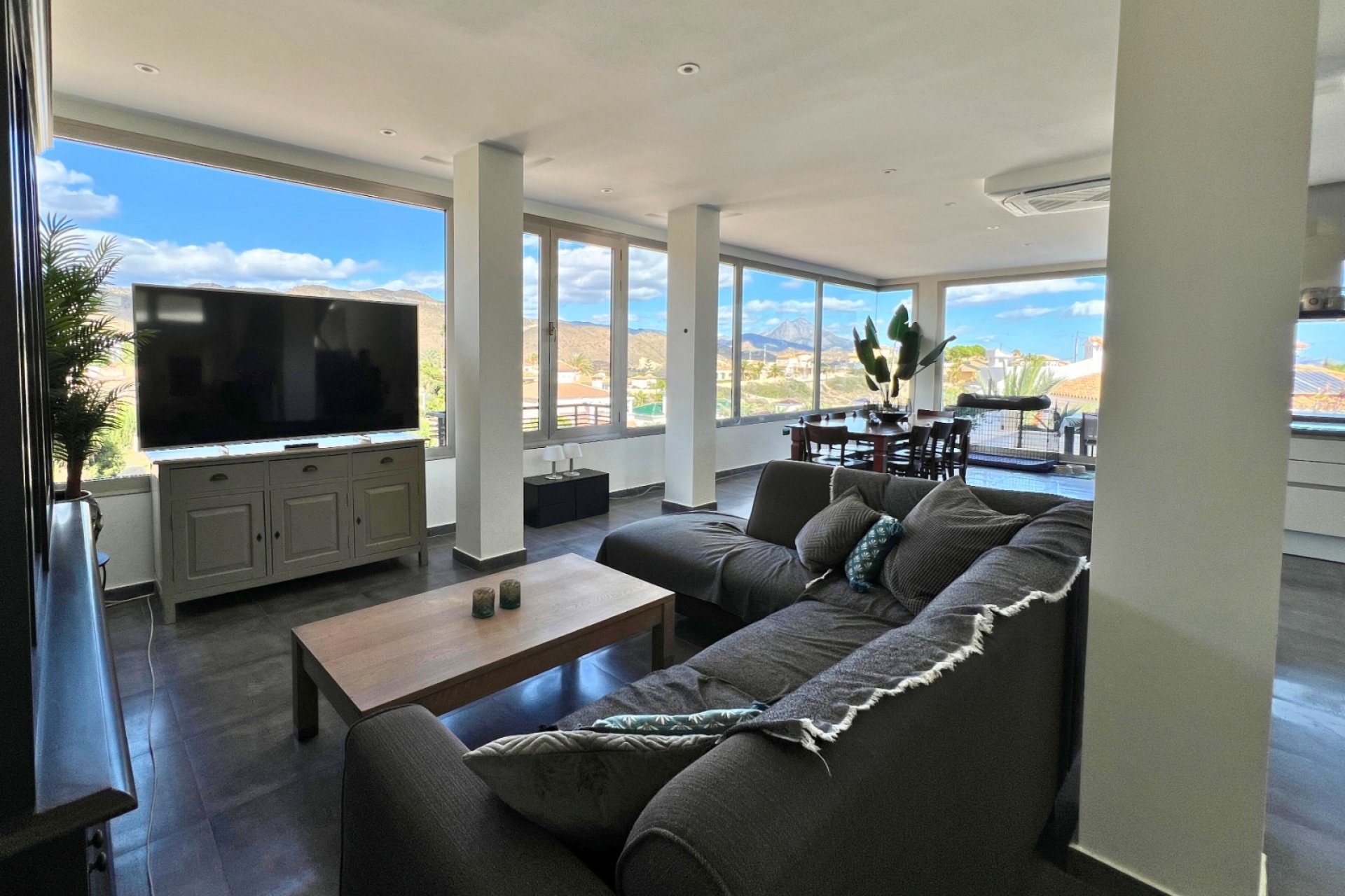 Luxury villa with panoramic ocean views and privacy in El Campello, Costa Blanca﻿