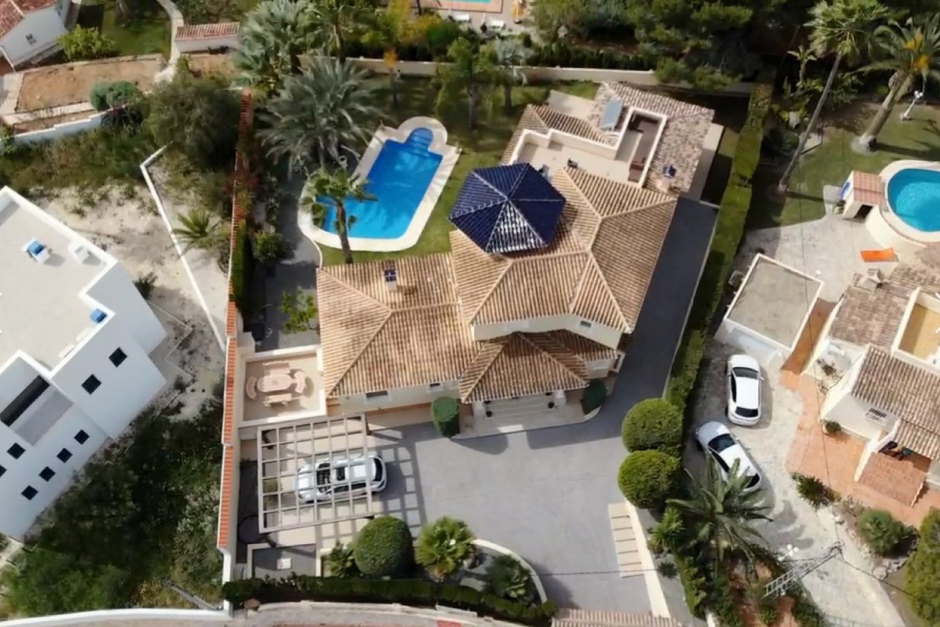 Luxury villa with sea view in Benissa, 4 bedrooms, private pool, spacious garden