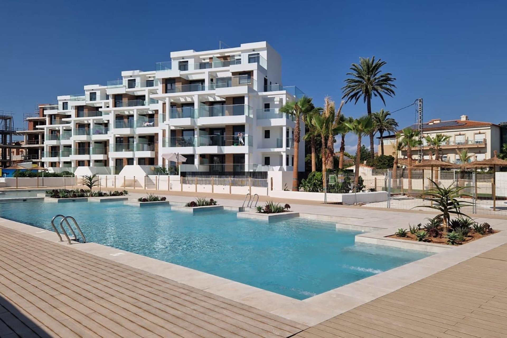 Mediterrane appartementen bij de zee