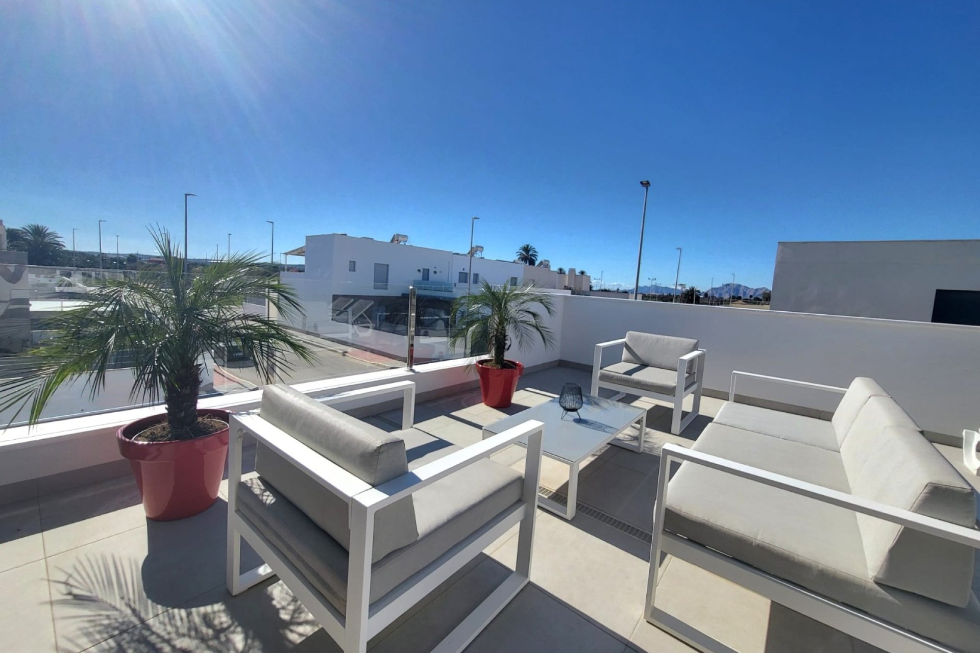 Modern corner home with private pool and sun deck in Daya Vieja, Costa Blanca