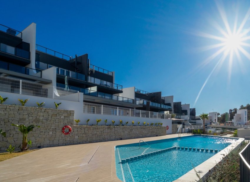 Modern ground floor apartment in Finestrat with terrace, 2 bedrooms, swimming pool